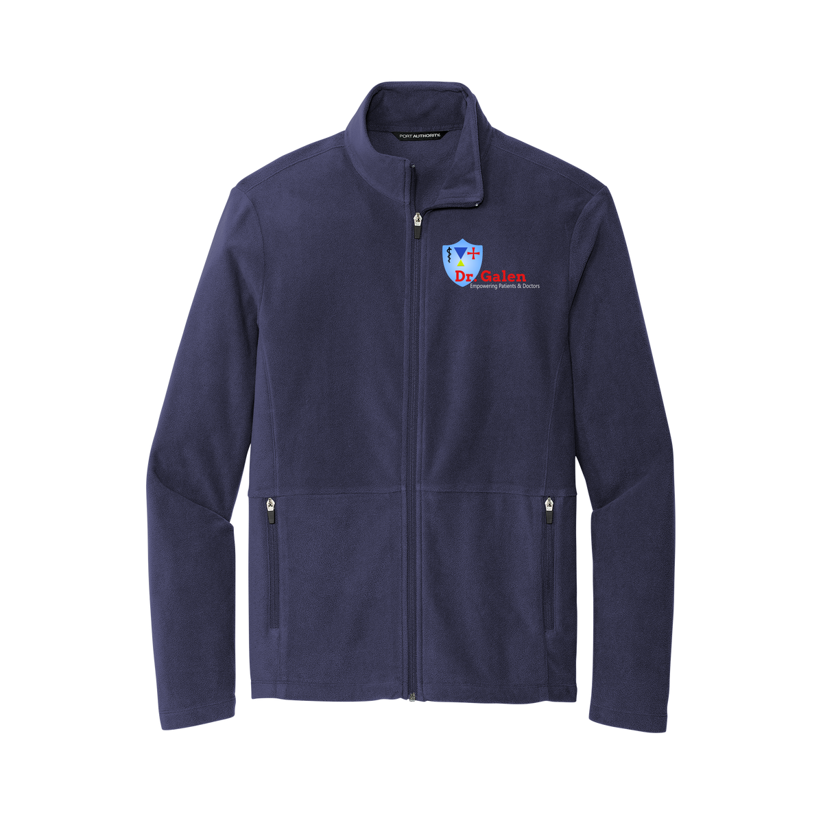 drgalen-mens-pro-microfleece-jacket-embroidery-leftchest-F151-navy-flat-front