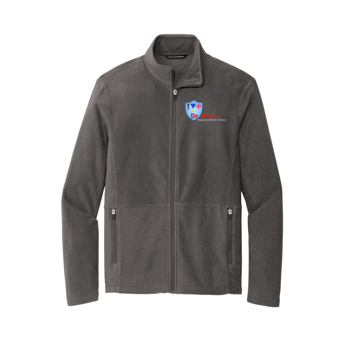 drgalen-mens-pro-microfleece-jacket-embroidery-leftchest-F151-pewter-flat-front