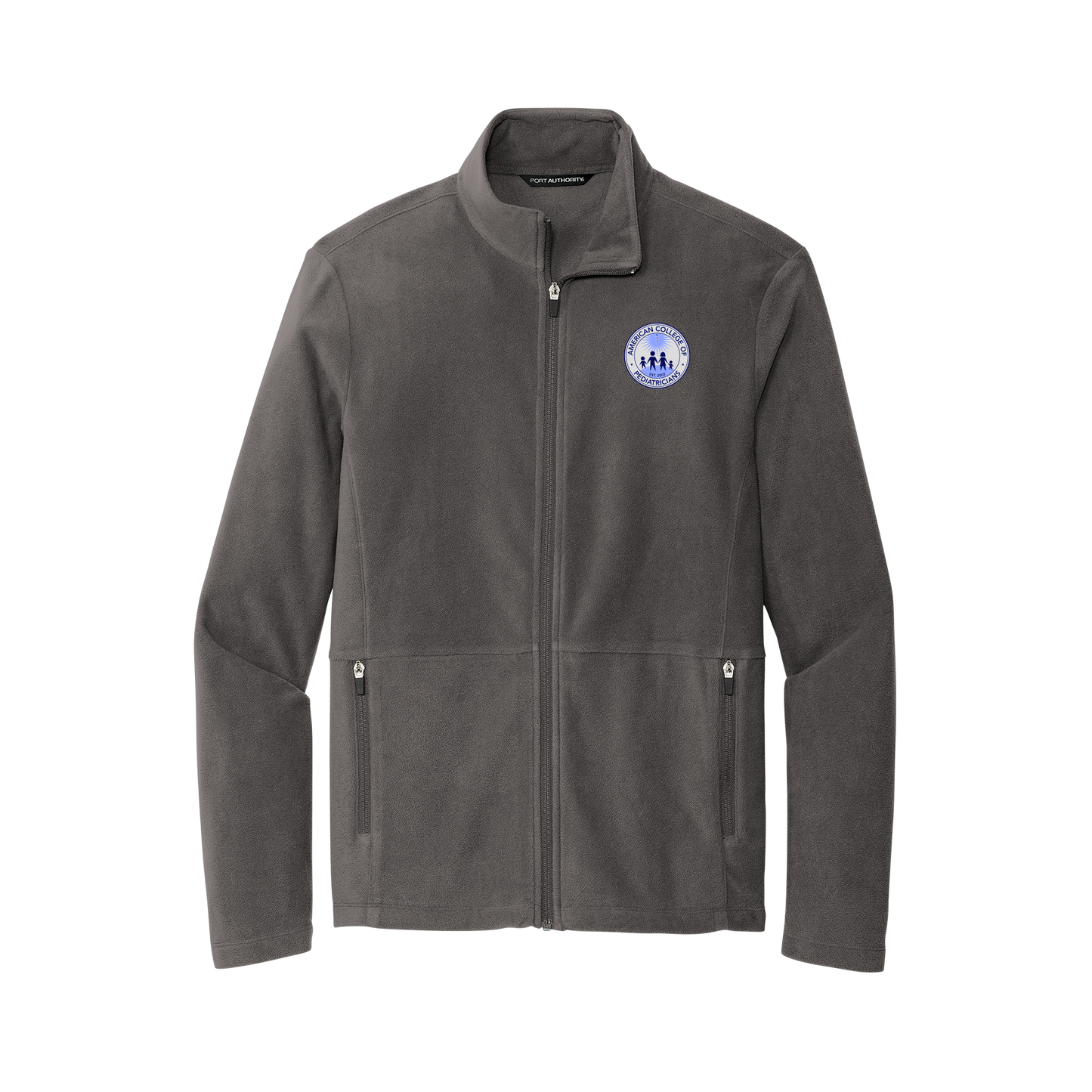 acpeds-mens-pro-microfleece-jacket-embroidery-leftchest-F151-pewter-flat-front
