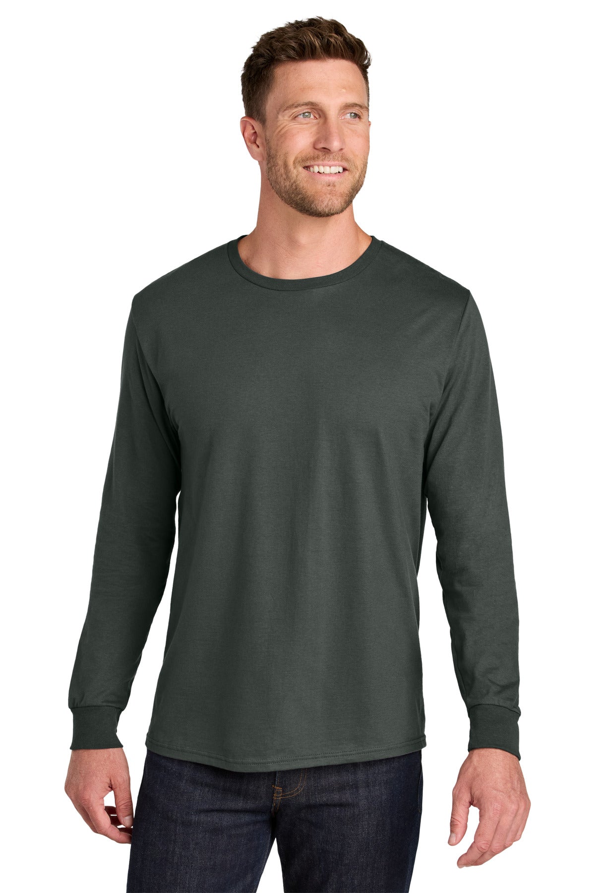 Jerzees Ultimate® Unisex Ring Spun Long Sleeve T-Shirt IC46L