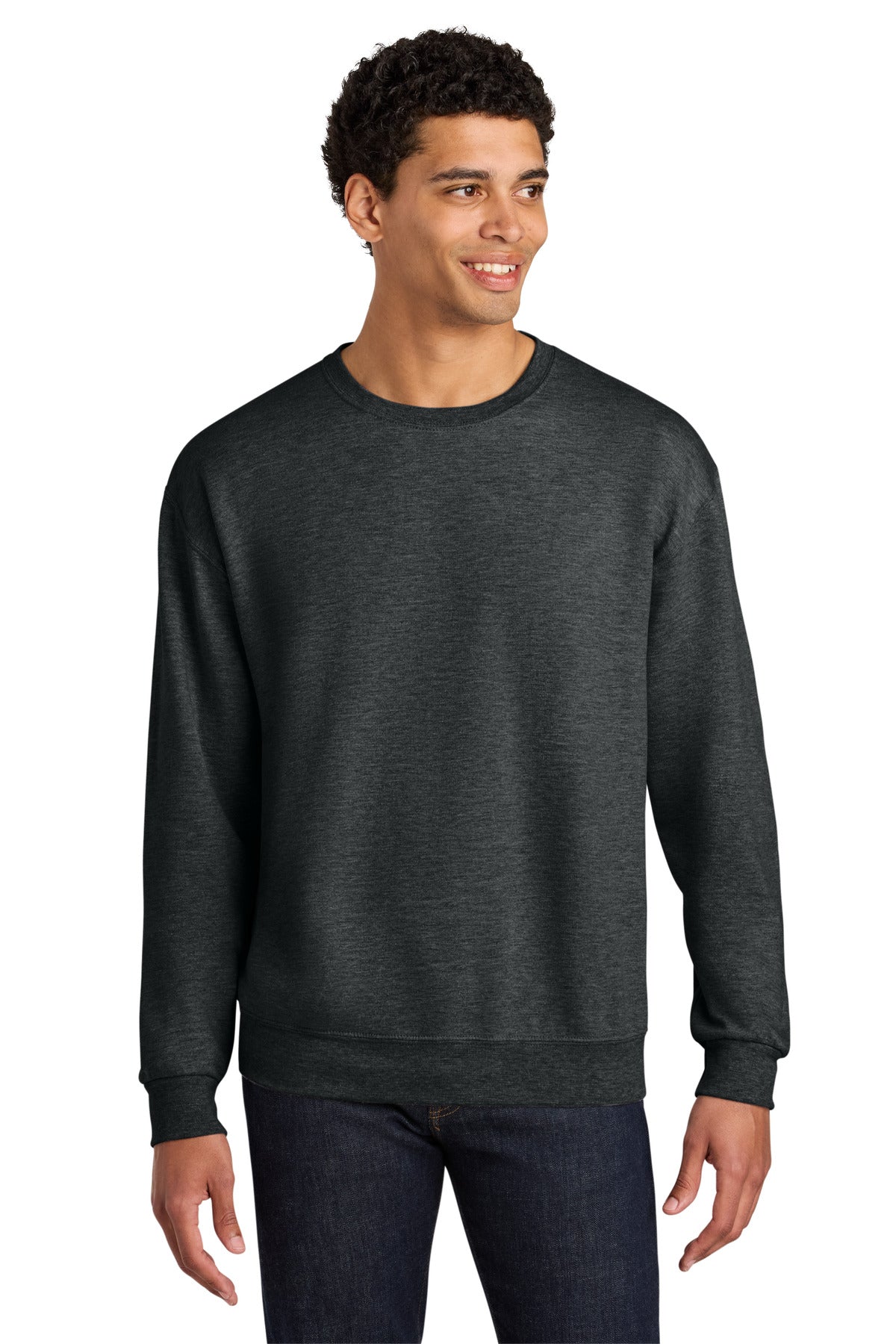 Jerzees Ultimate® Unisex CVC Ring Spun Crewneck Sweatshirt IC48M