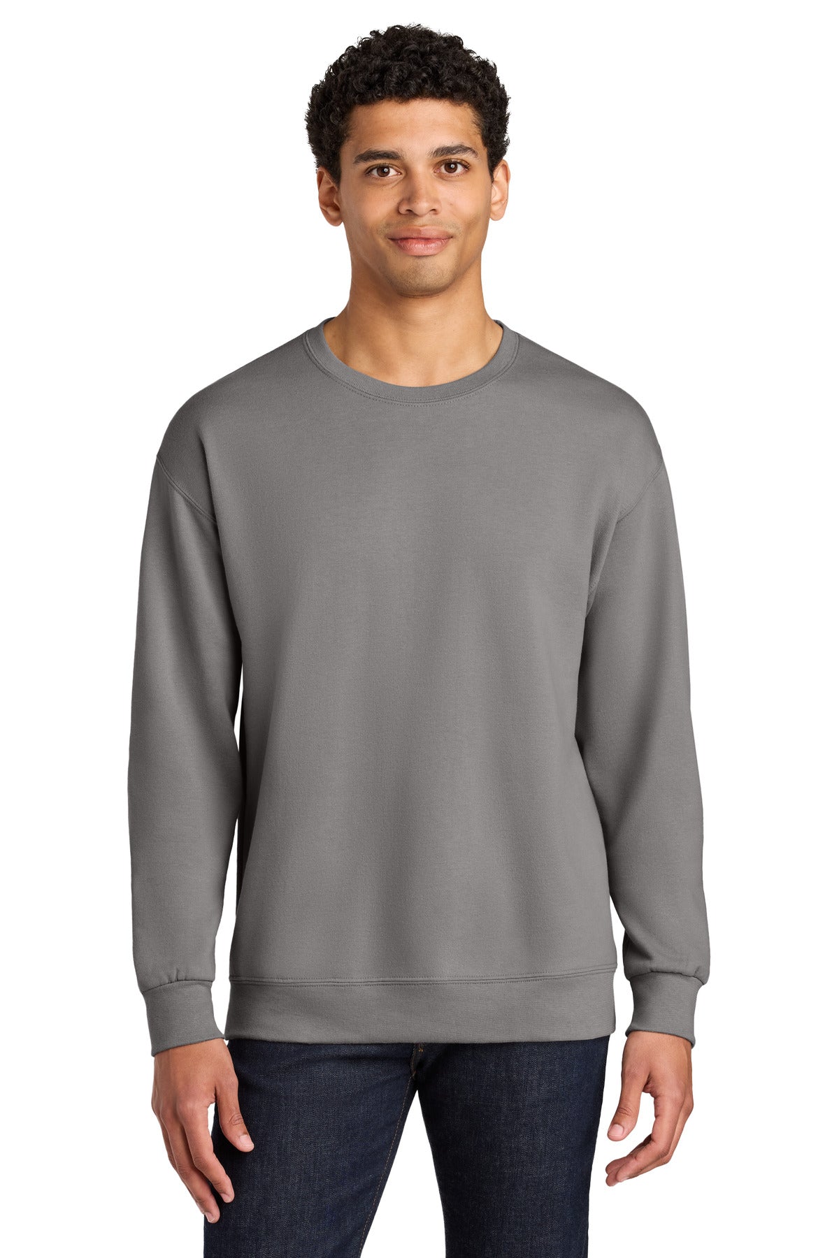 Jerzees Ultimate® Unisex CVC Ring Spun Crewneck Sweatshirt IC48M