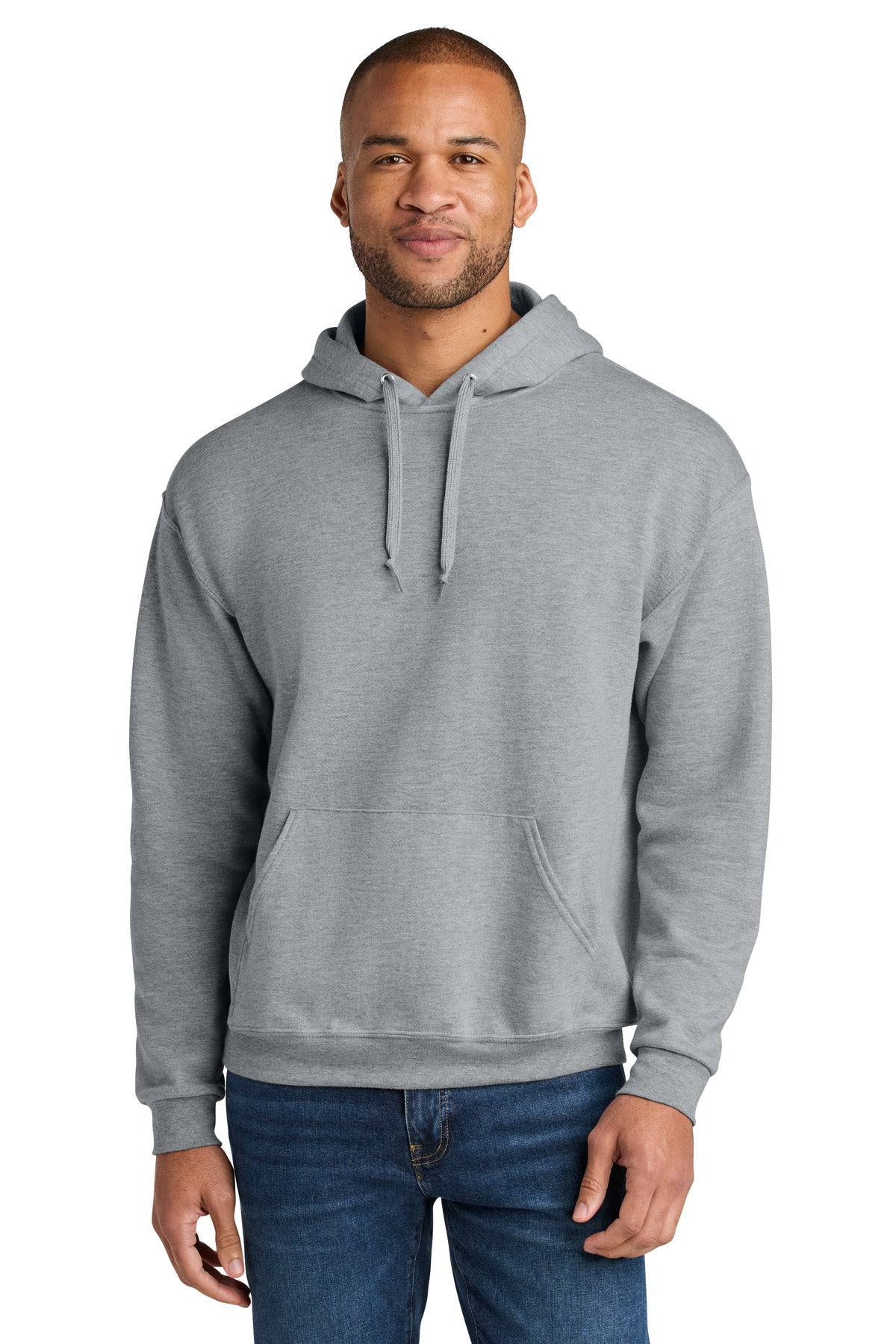 Jerzees Ultimate® Unisex CVC Ring Spun Hooded Sweatshirt IC49M