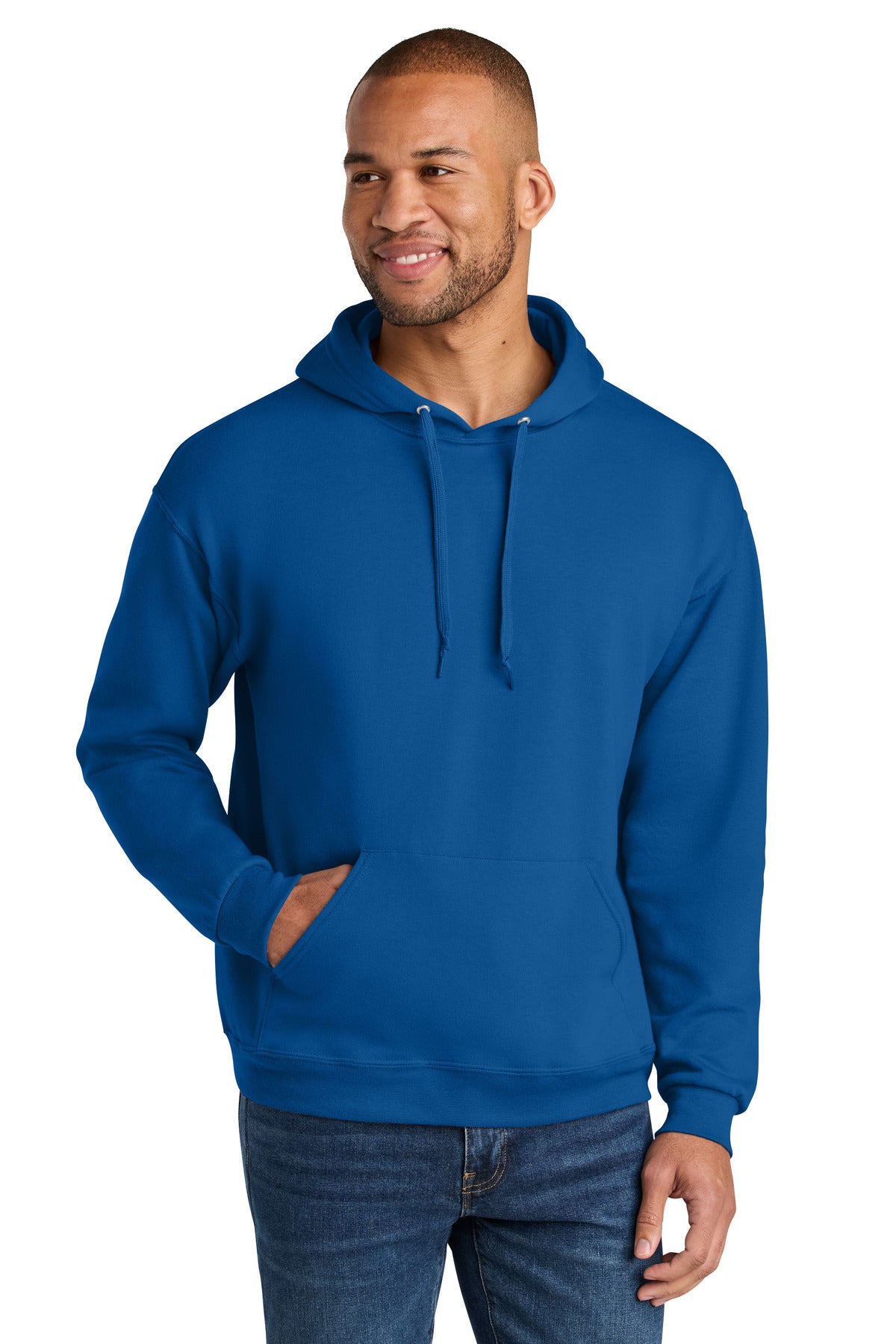 Jerzees Ultimate® Unisex CVC Ring Spun Hooded Sweatshirt IC49M