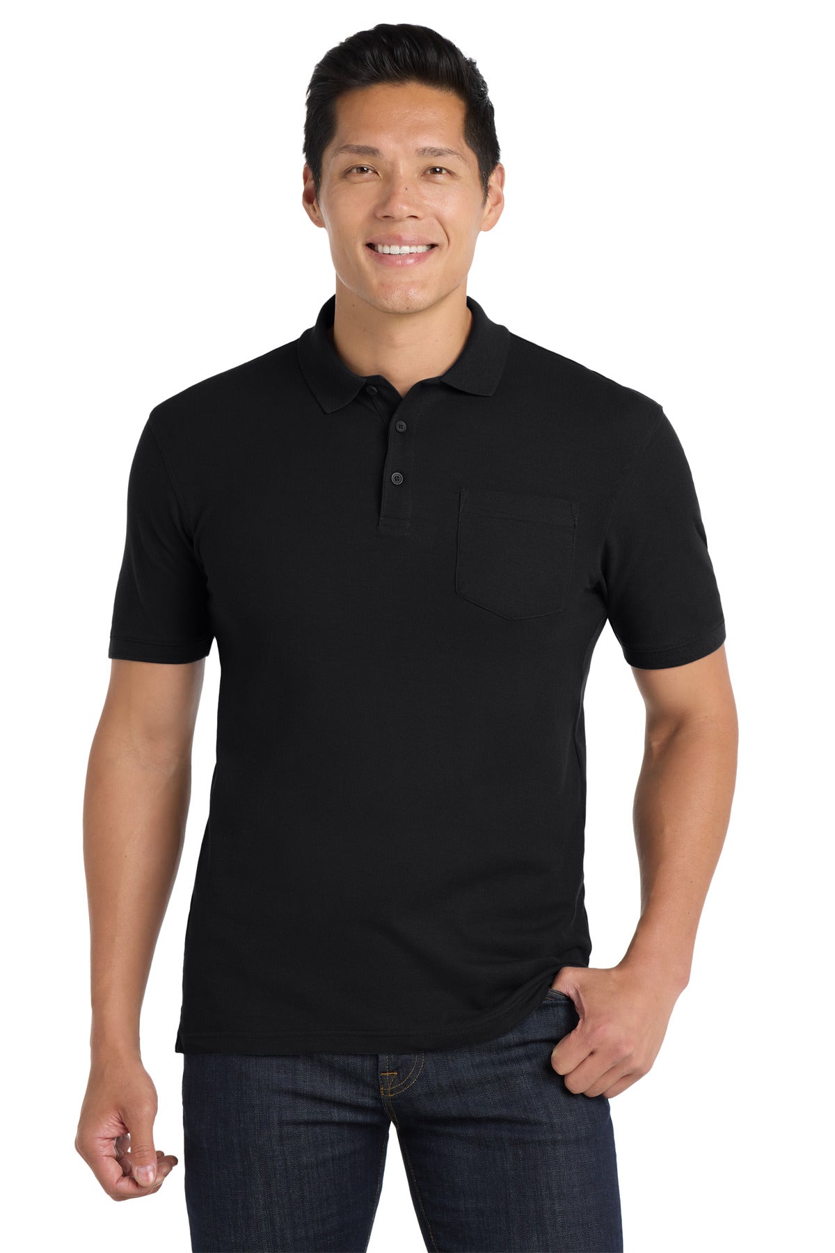 Port Authority® Core Classic Pique Pocket Polo. K100P