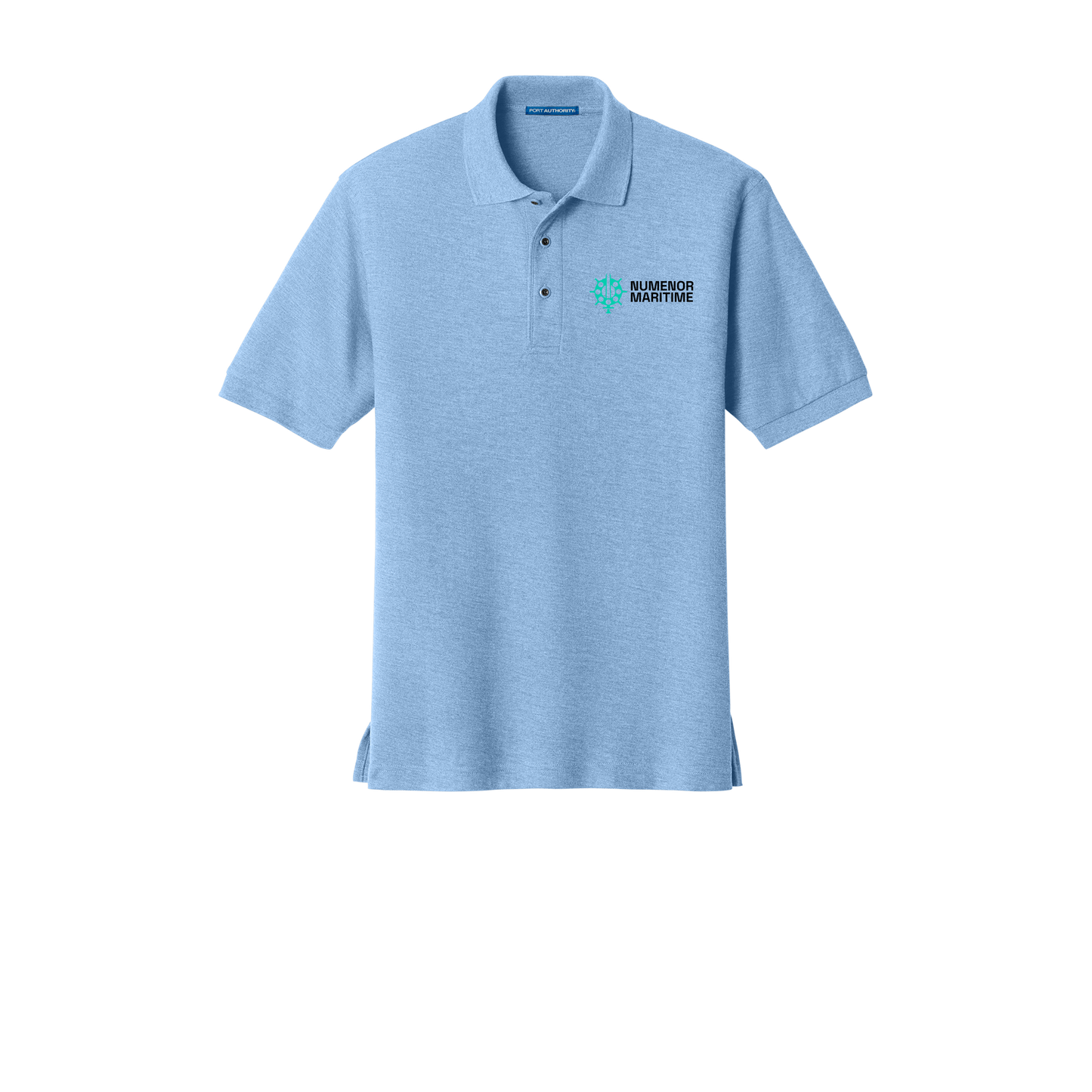numenormaritime-port-authority-silk-touch-polo-embroidery-leftchest-K500-lightblue-flat-front
