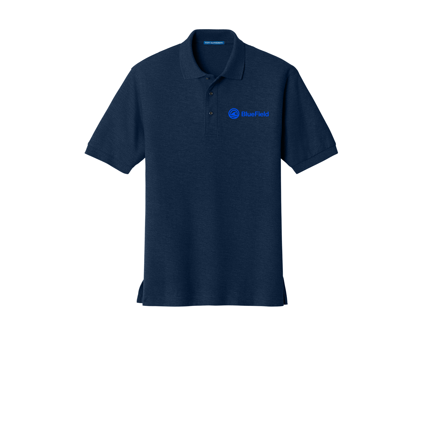 bluefieldnetwork-port-authority-silk-touch-polo-embroidery-leftchest-K500-navy-flat-front