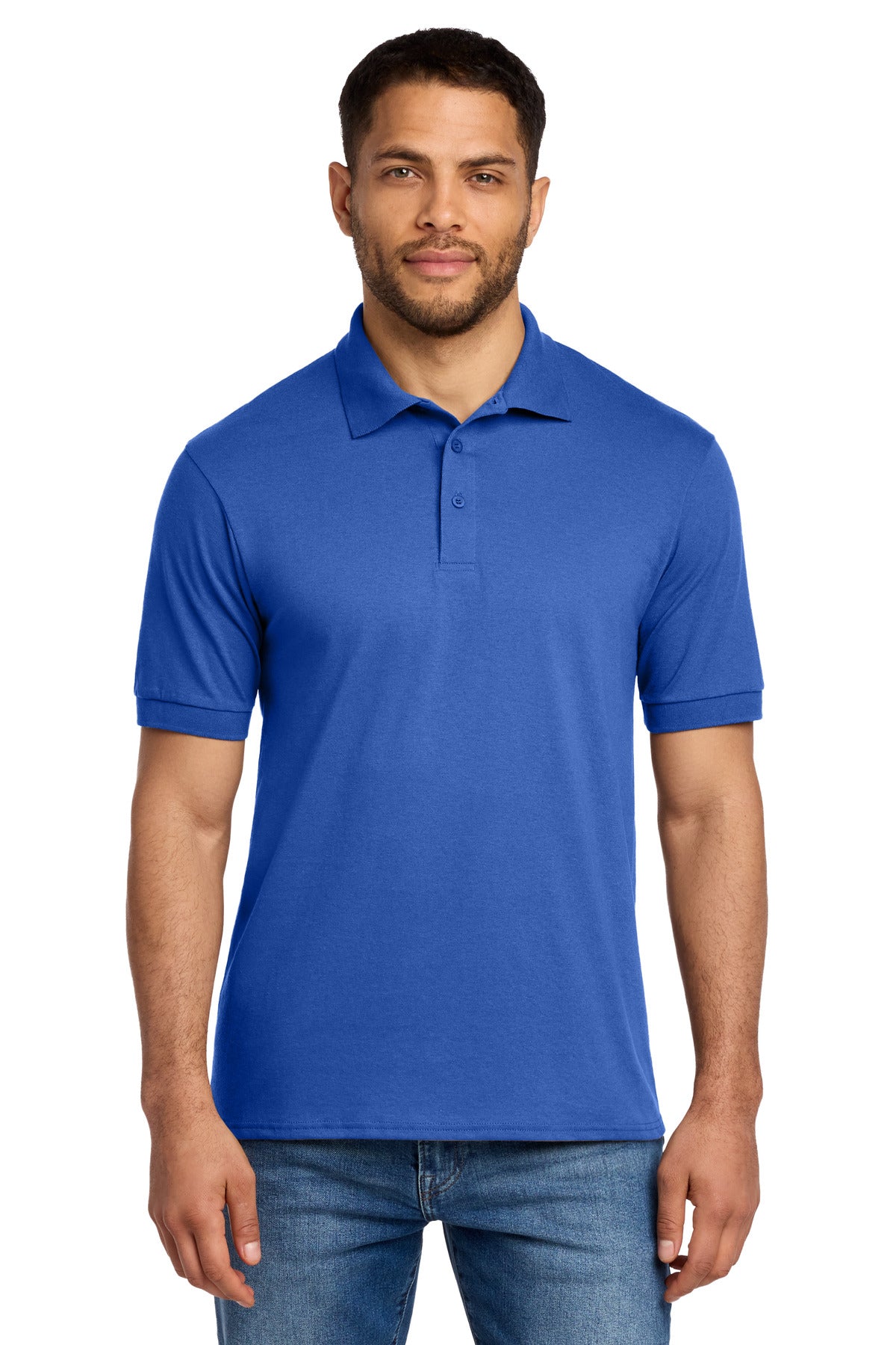 Port & Co® Core Blend Jersey Knit Polo. KP55