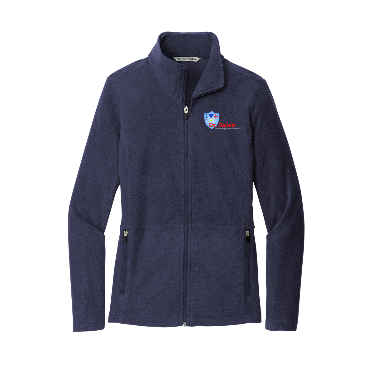 drgalen-womens-pro-microfleece-jacket-embroidery-leftchest-L151-navy-flat-front