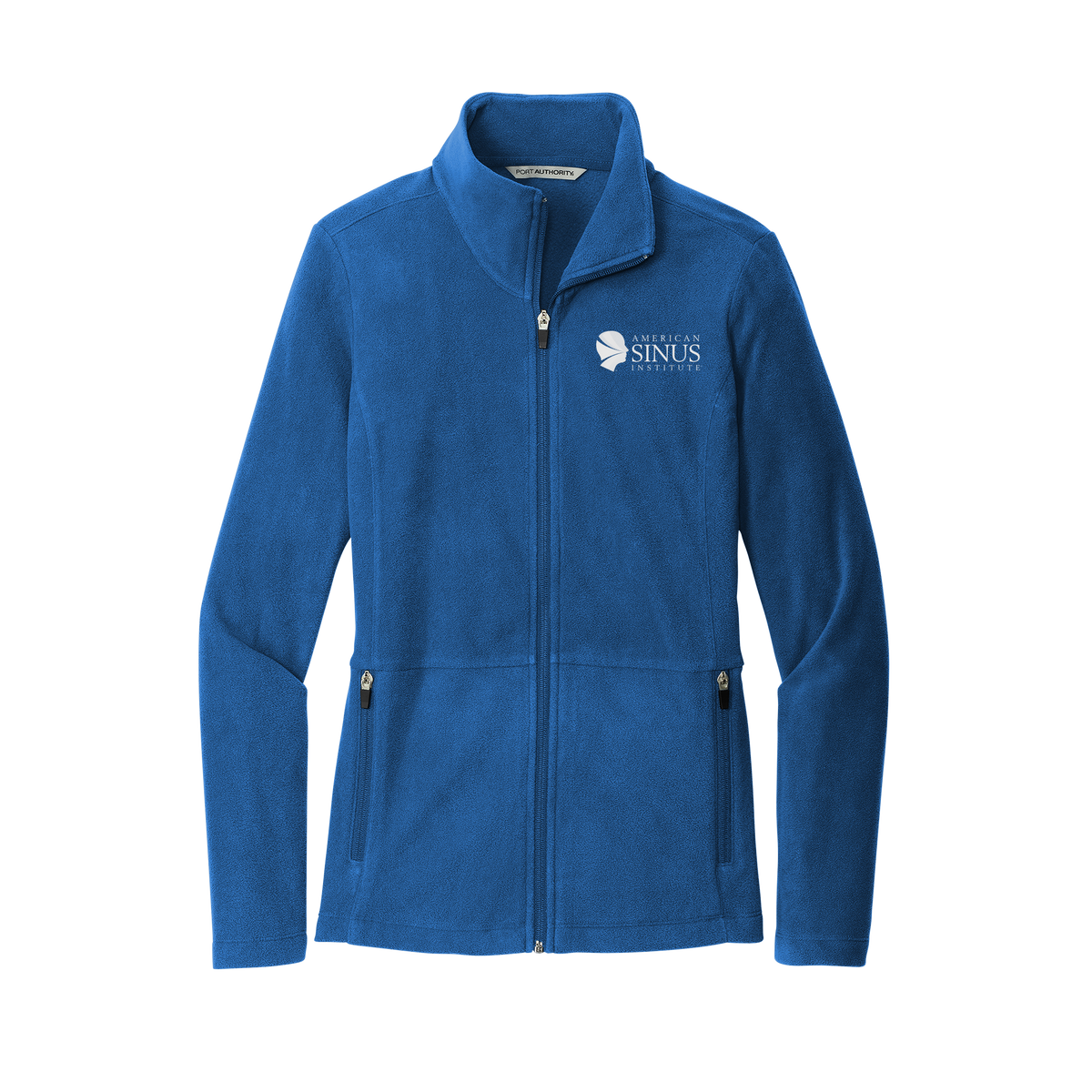 americansinus-womens-pro-microfleece-jacket-embroidery-leftchest-L151-royal-flat-front