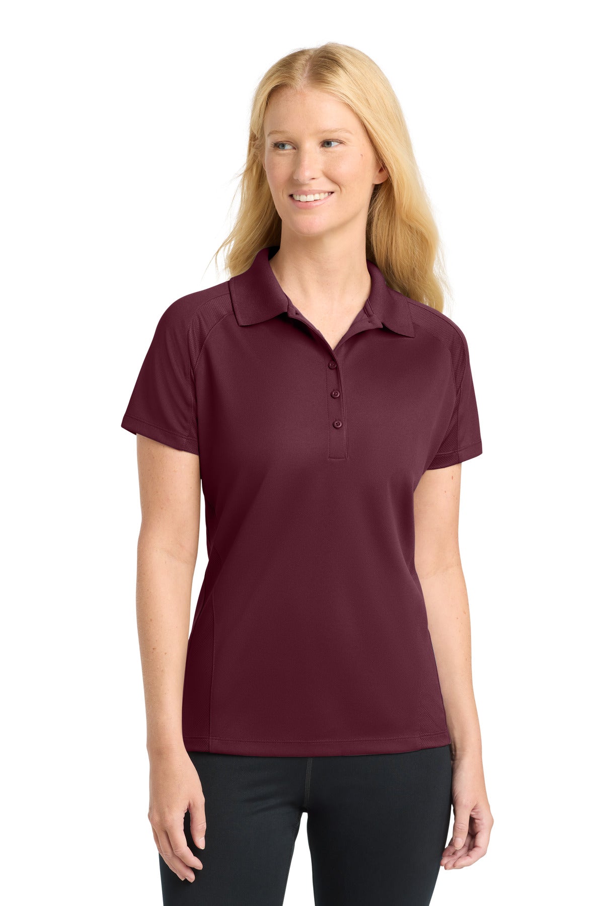 Sport-Tek® Women's Dri-Mesh® Pro Polo. L474