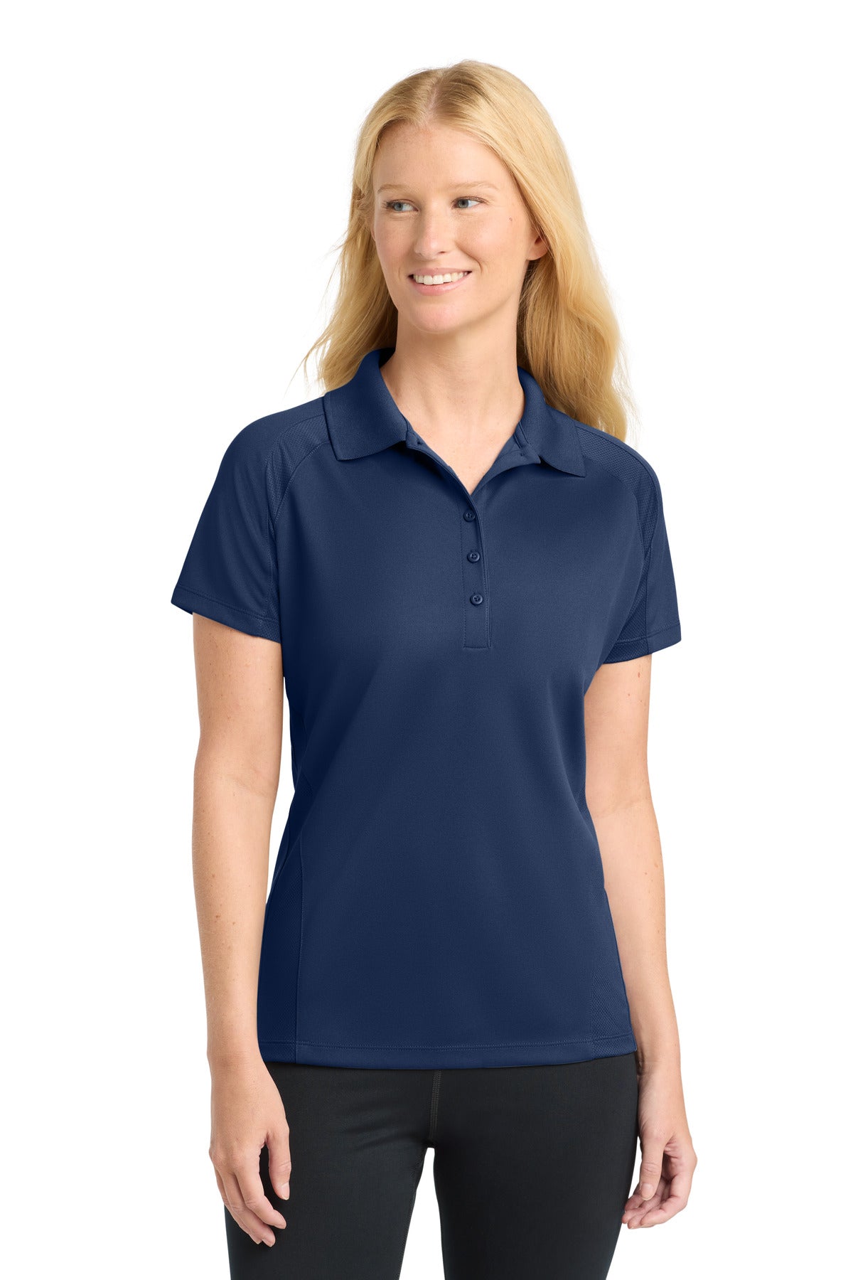 Sport-Tek® Women's Dri-Mesh® Pro Polo. L474