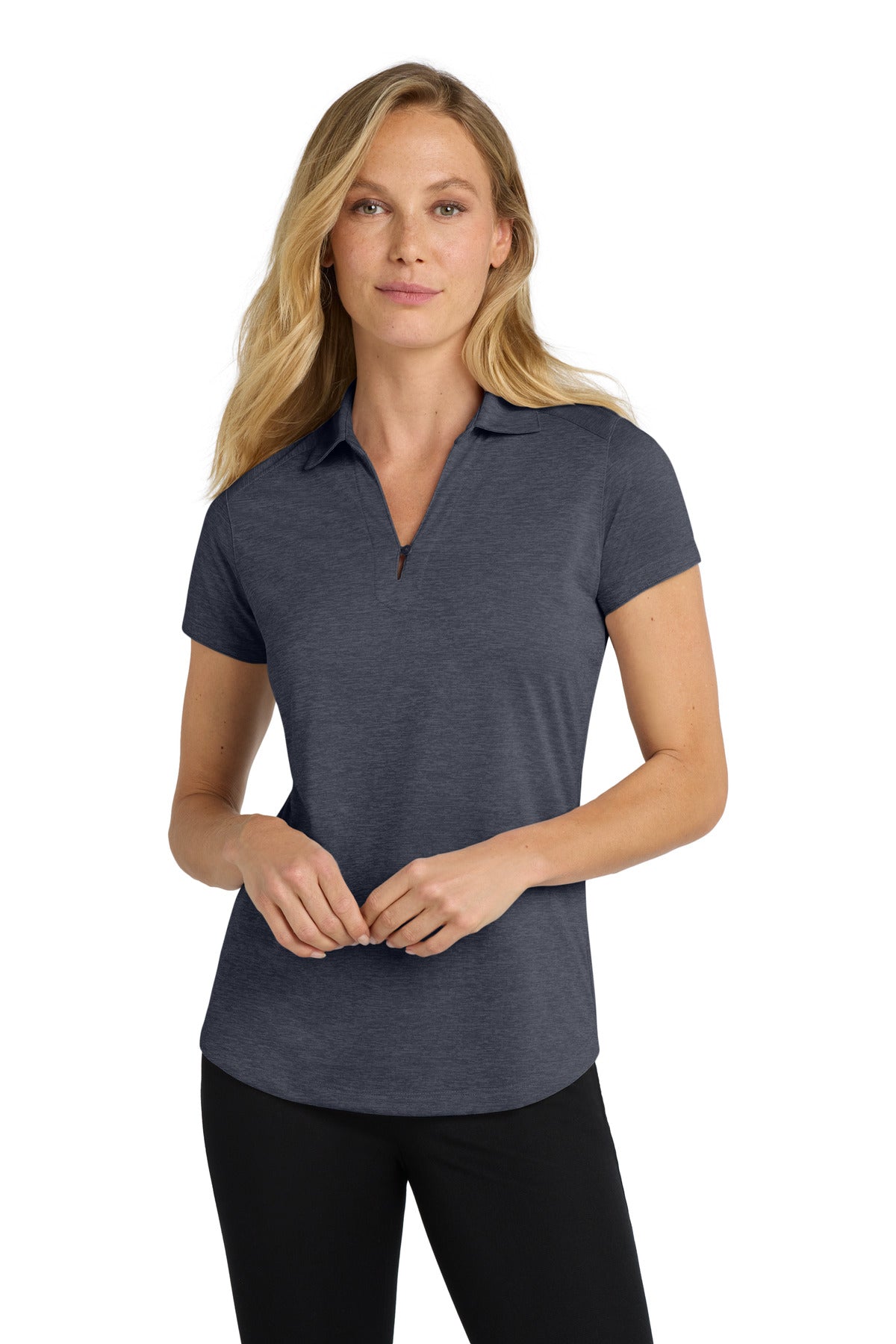 Port Authority® Women's Digi Heather Performance Polo. L574