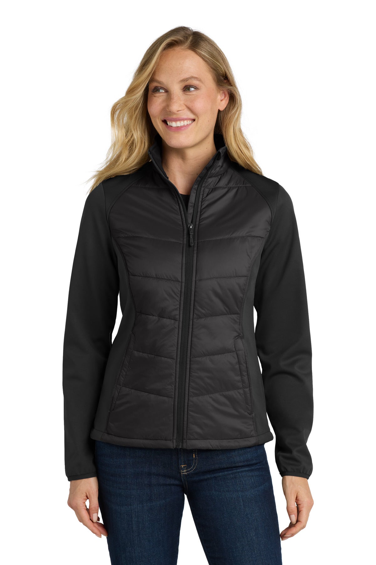 Port Authority® Women's Hybrid Soft Shell Jacket. L787