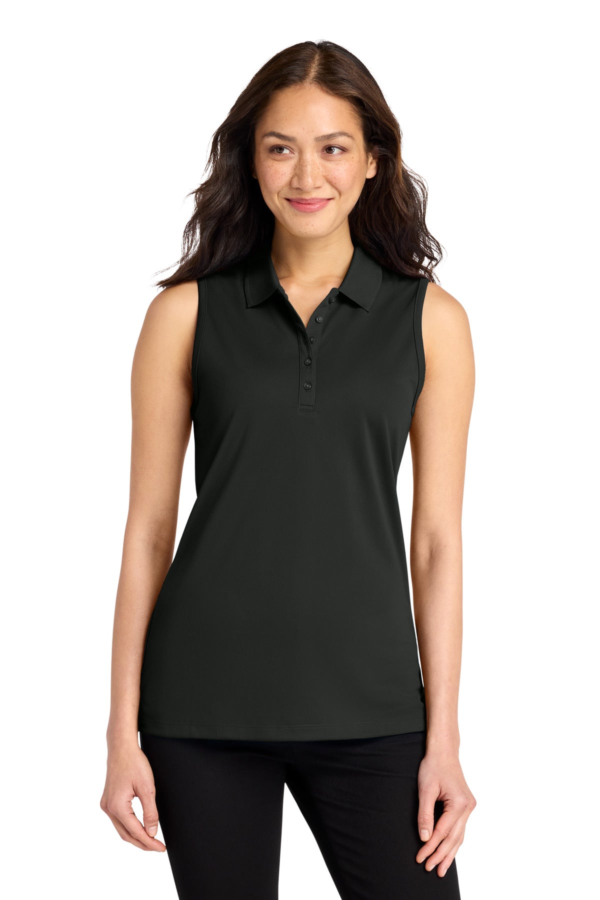 Port Authority® Women's Dry Zone® UV Micro-Mesh Sleeveless Polo LK110SV