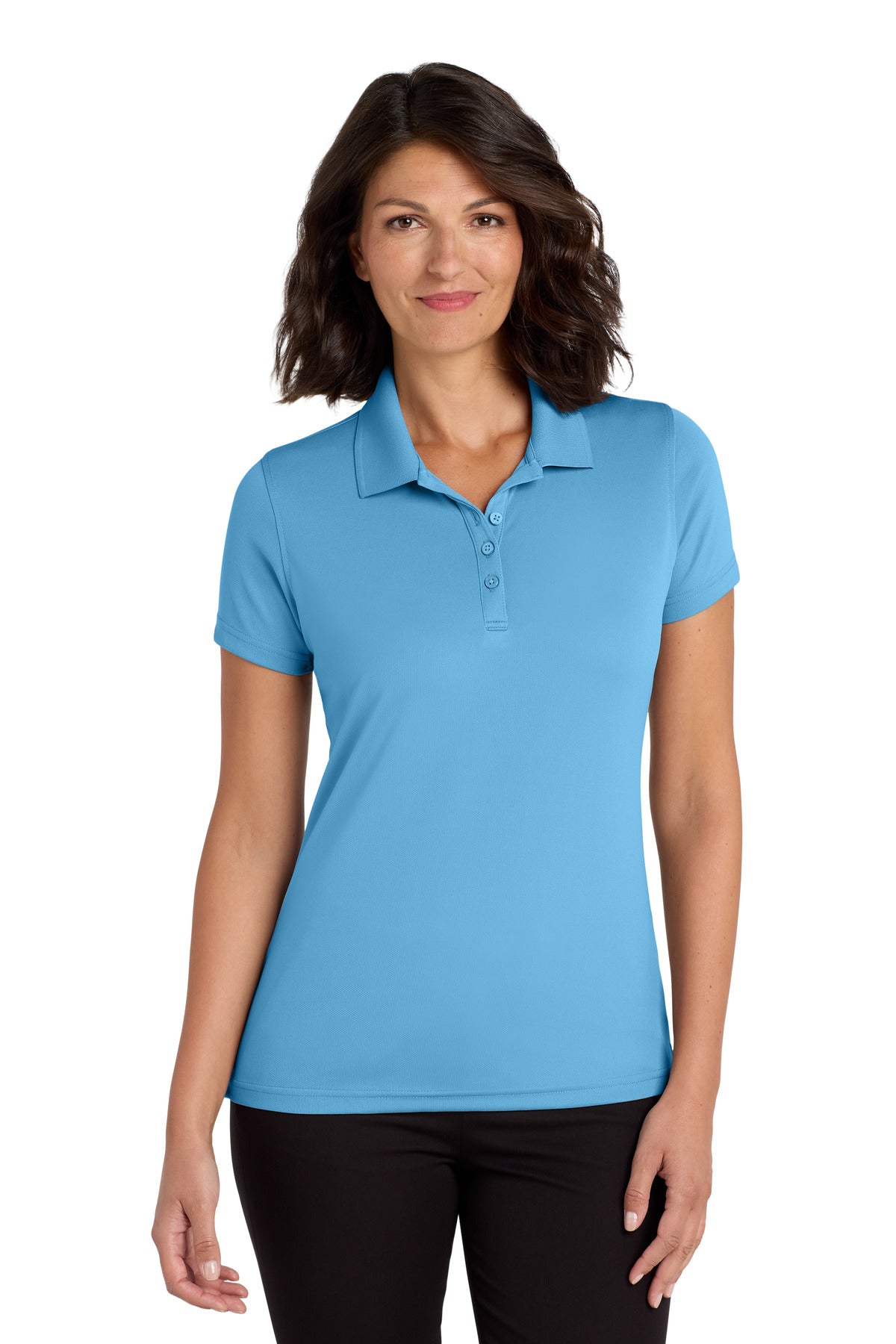 Port Authority® Women's Dry Zone® UV Micro-Mesh Polo. LK110