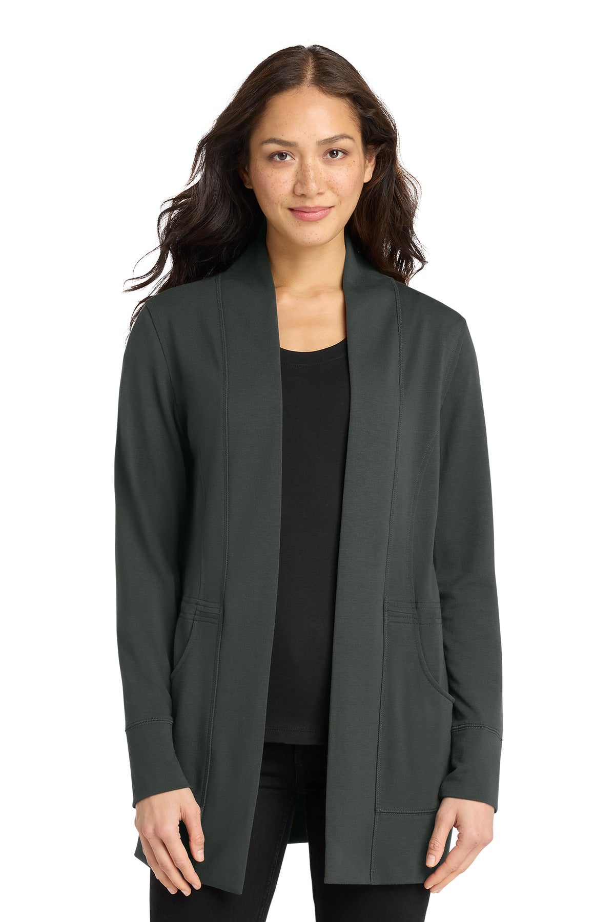 Port Authority® Women's Microterry Cardigan LK825