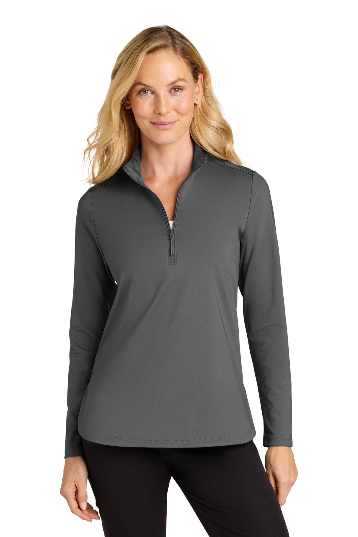 Port Authority® Women's C-FREE® Double Knit 1/4-Zip LK880