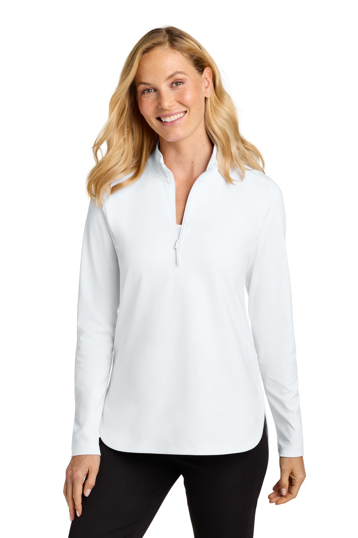Port Authority® Women's C-FREE® Double Knit 1/4-Zip LK880