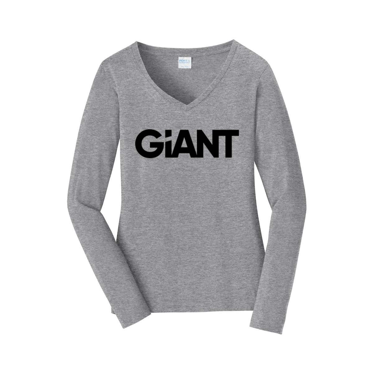giantworldwide-womens-long-sleeve-v-neck-dtf-front-LPC450VLS-athleticheather-flat-front