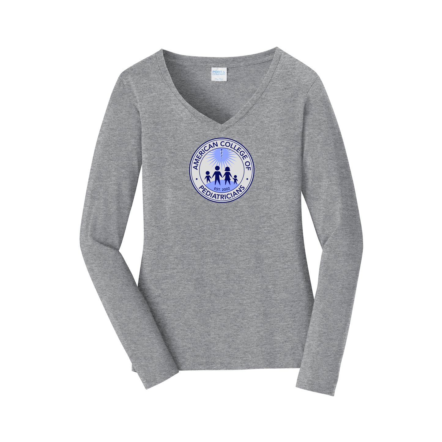acpeds-womens-long-sleeve-v-neck-dtf-front-LPC450VLS-athleticheather-flat-front