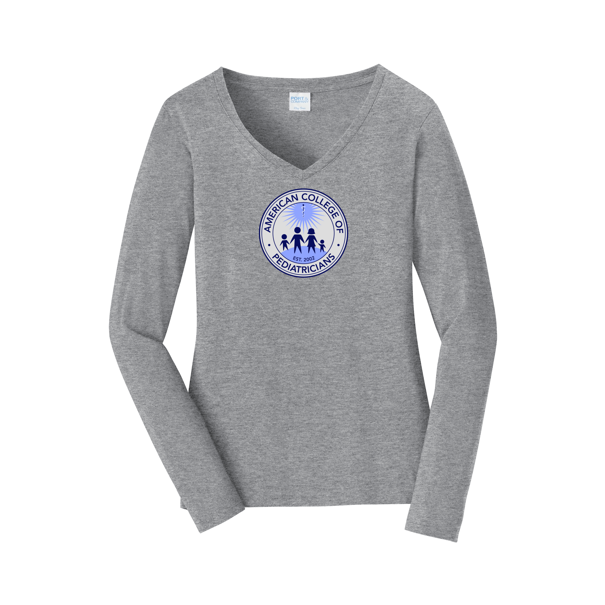 acpeds-womens-long-sleeve-v-neck-dtf-front-LPC450VLS-athleticheather-flat-front