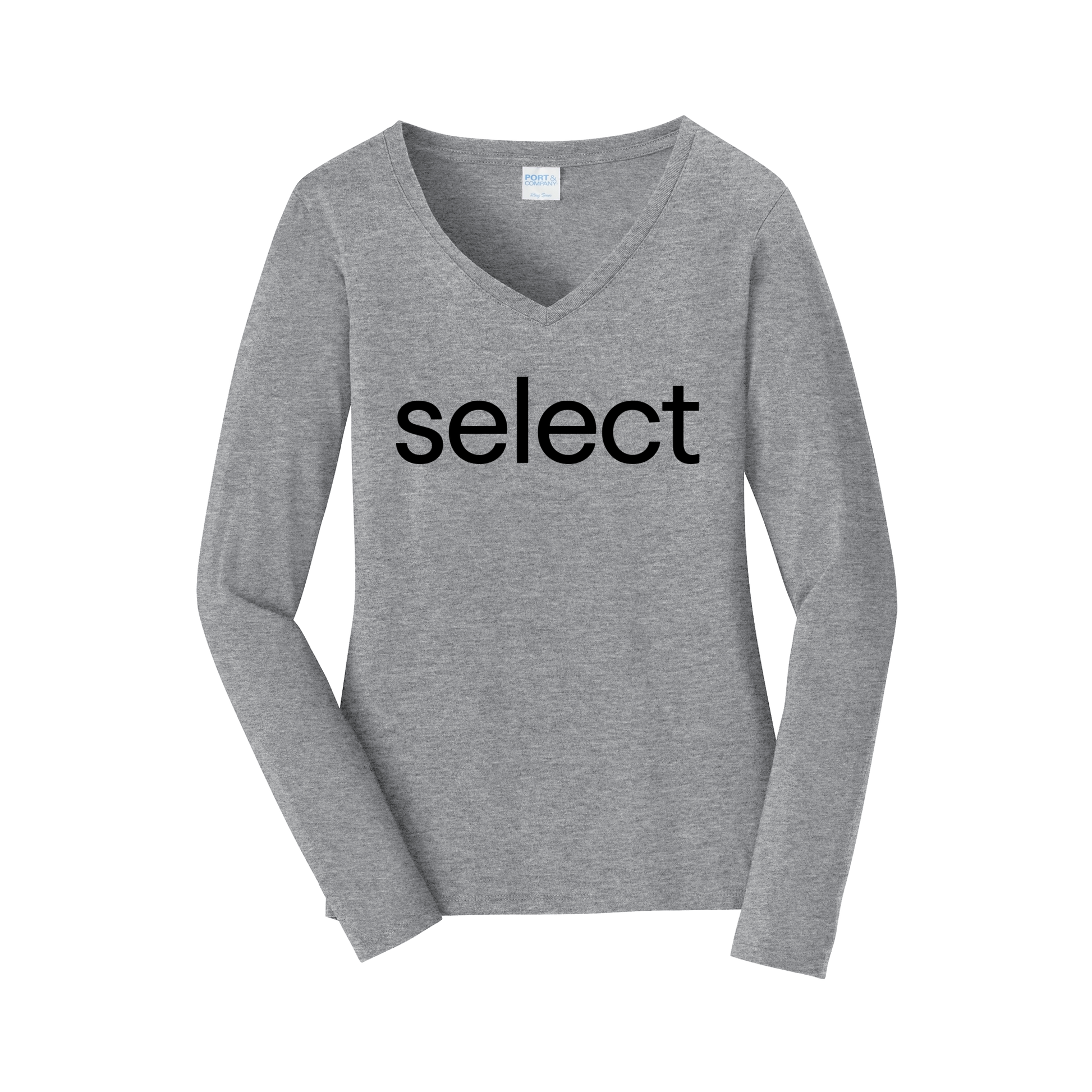 meetselect-womens-long-sleeve-v-neck-dtf-front-LPC450VLS-athleticheather-flat-front