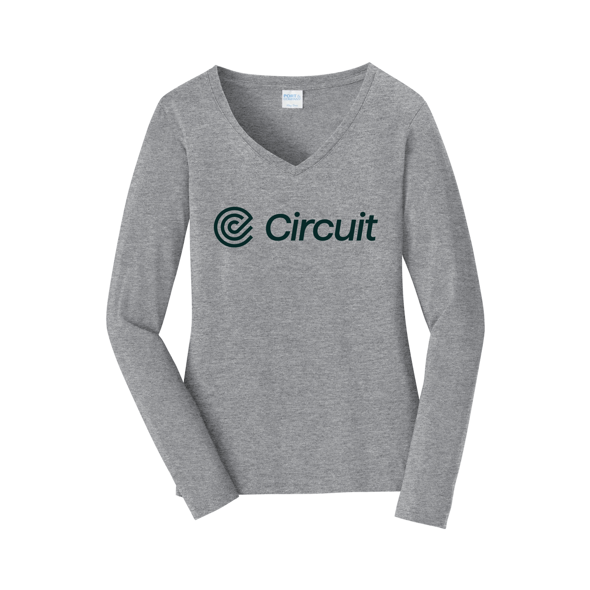 ridecircuit-womens-long-sleeve-v-neck-dtf-front-LPC450VLS-athleticheather-flat-front