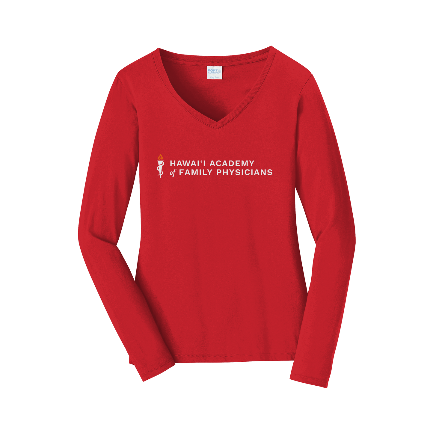 hafp-womens-long-sleeve-v-neck-dtf-front-LPC450VLS-brightred-flat-front