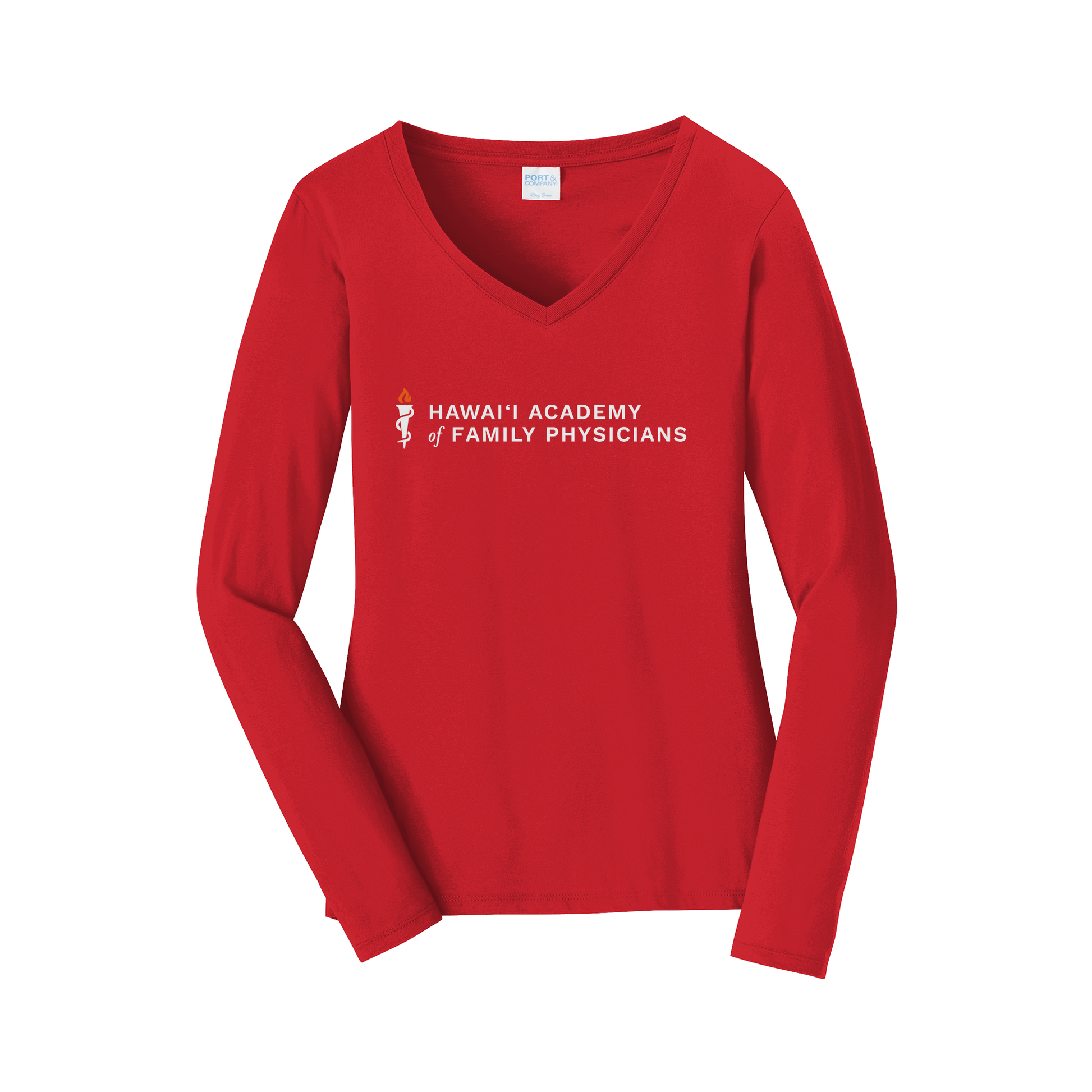 hafp-womens-long-sleeve-v-neck-dtf-front-LPC450VLS-brightred-flat-front