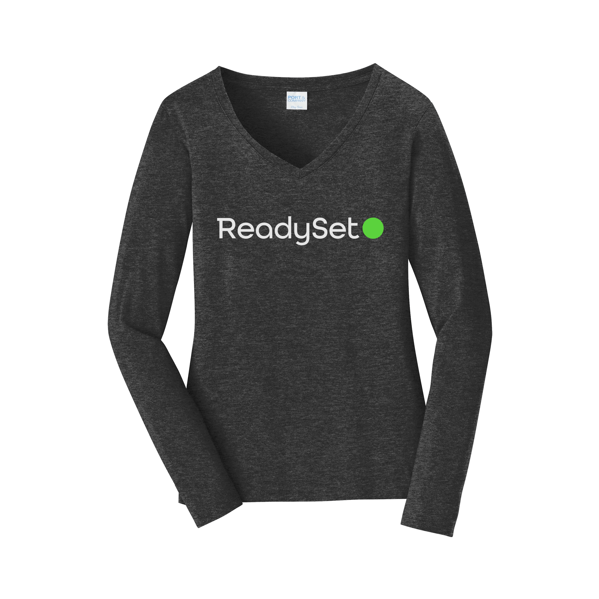 readysetsurgical-womens-long-sleeve-v-neck-dtf-front-LPC450VLS-darkheathergrey-flat-front
