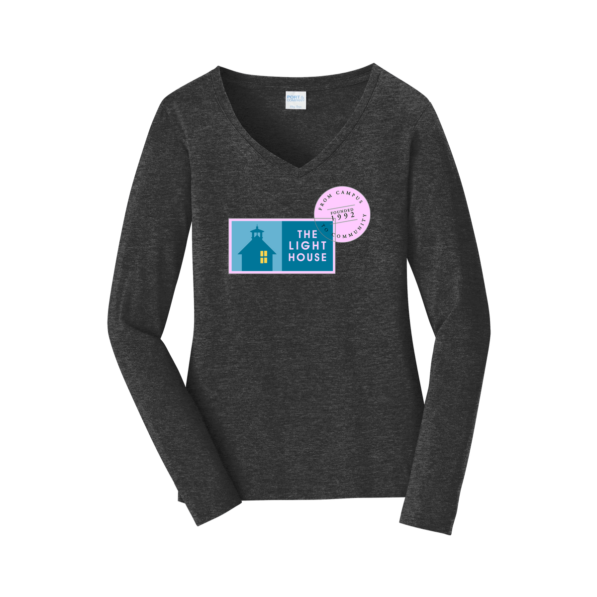lhcampus-womens-long-sleeve-v-neck-dtf-front-LPC450VLS-darkheathergrey-flat-front