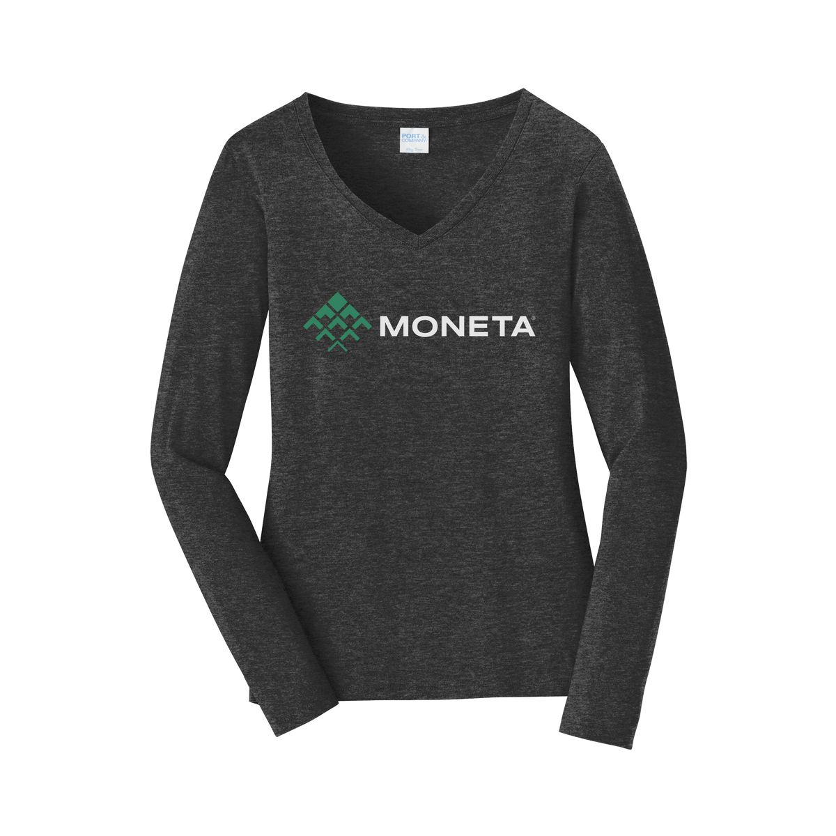monetagroup-womens-long-sleeve-v-neck-dtf-front-LPC450VLS-darkheathergrey-flat-front