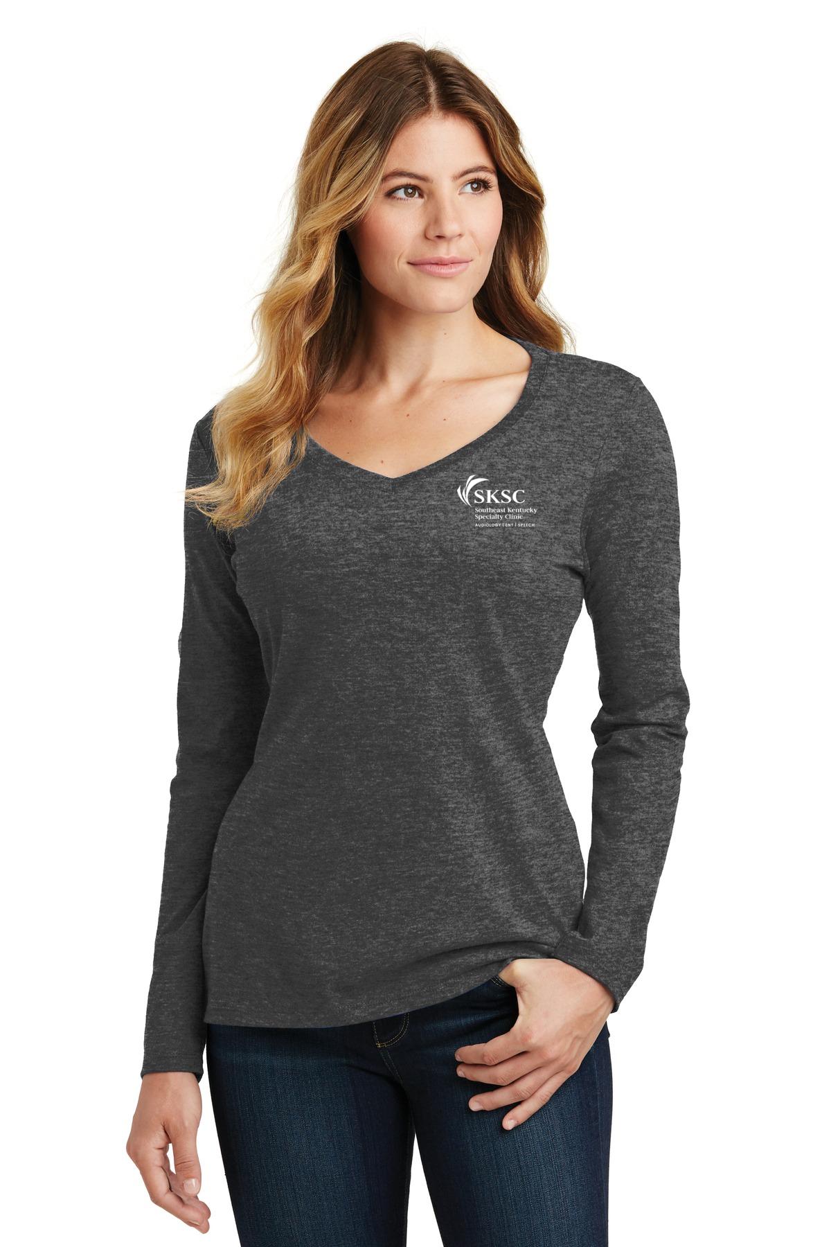 Women's Long Sleeve V-Neck Tee