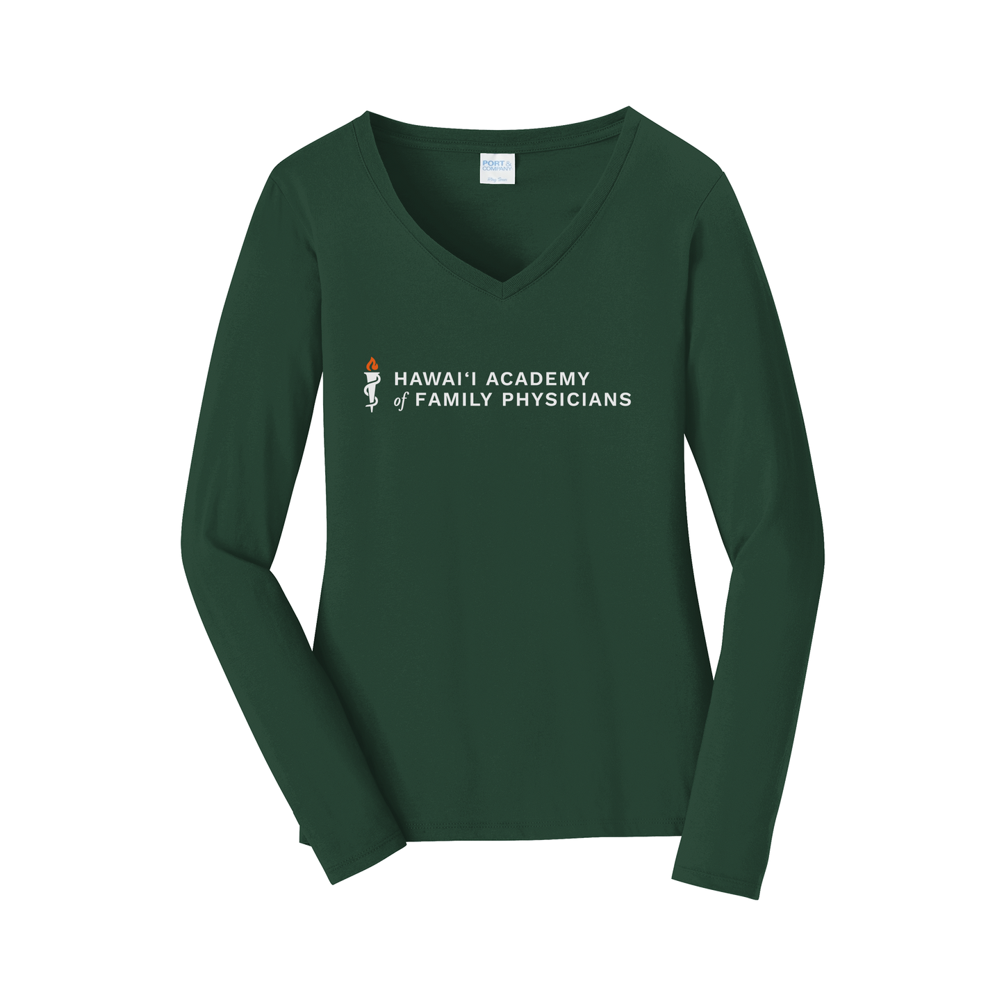hafp-womens-long-sleeve-v-neck-dtf-front-LPC450VLS-forestgreen-flat-front