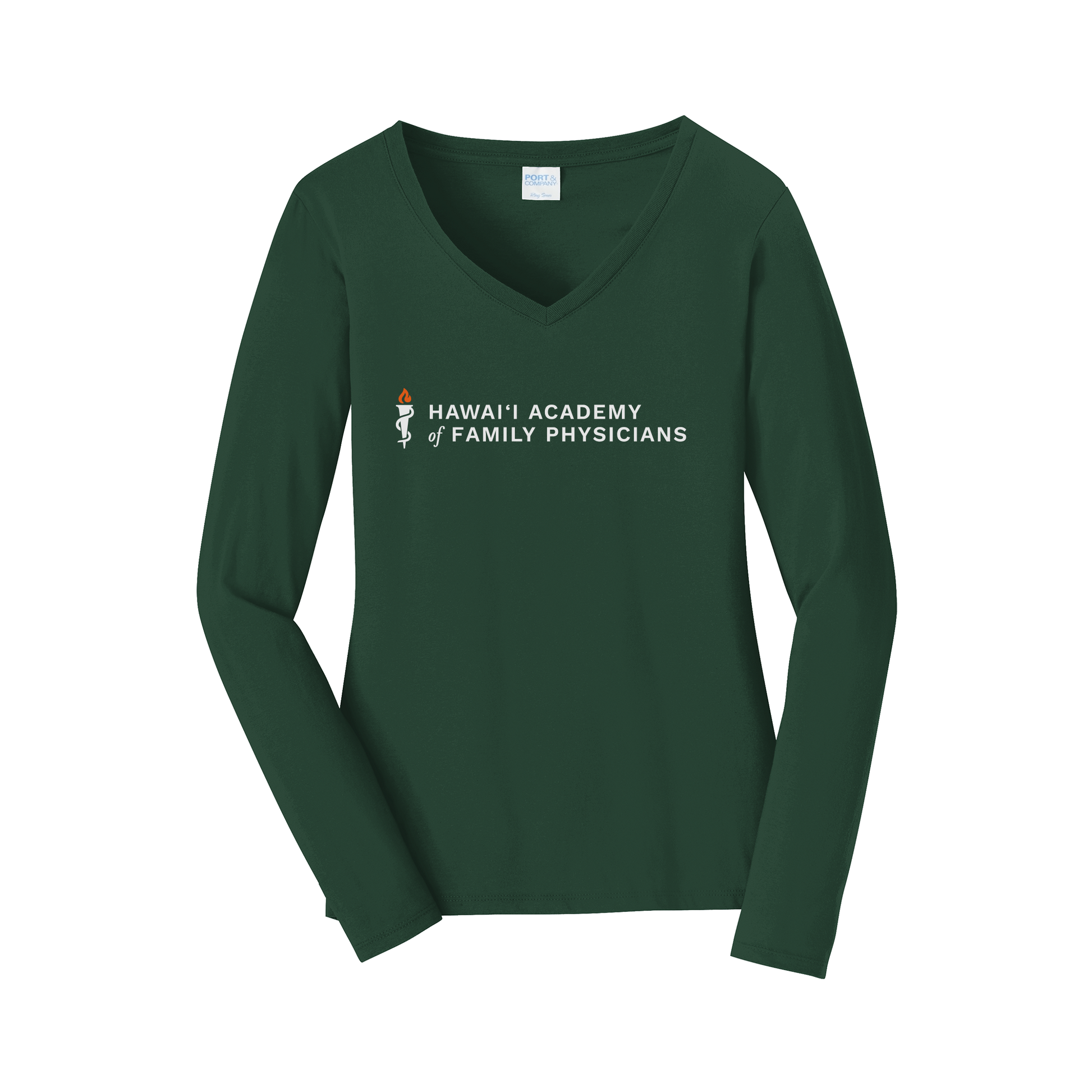 hafp-womens-long-sleeve-v-neck-dtf-front-LPC450VLS-forestgreen-flat-front