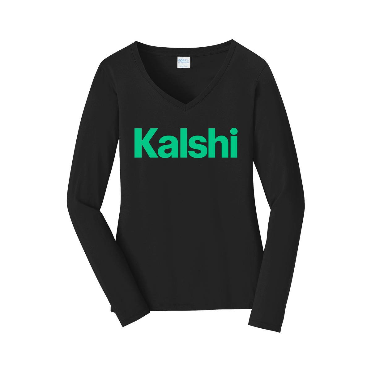 kalshi-womens-long-sleeve-v-neck-dtf-front-LPC450VLS-jetblack-flat-front
