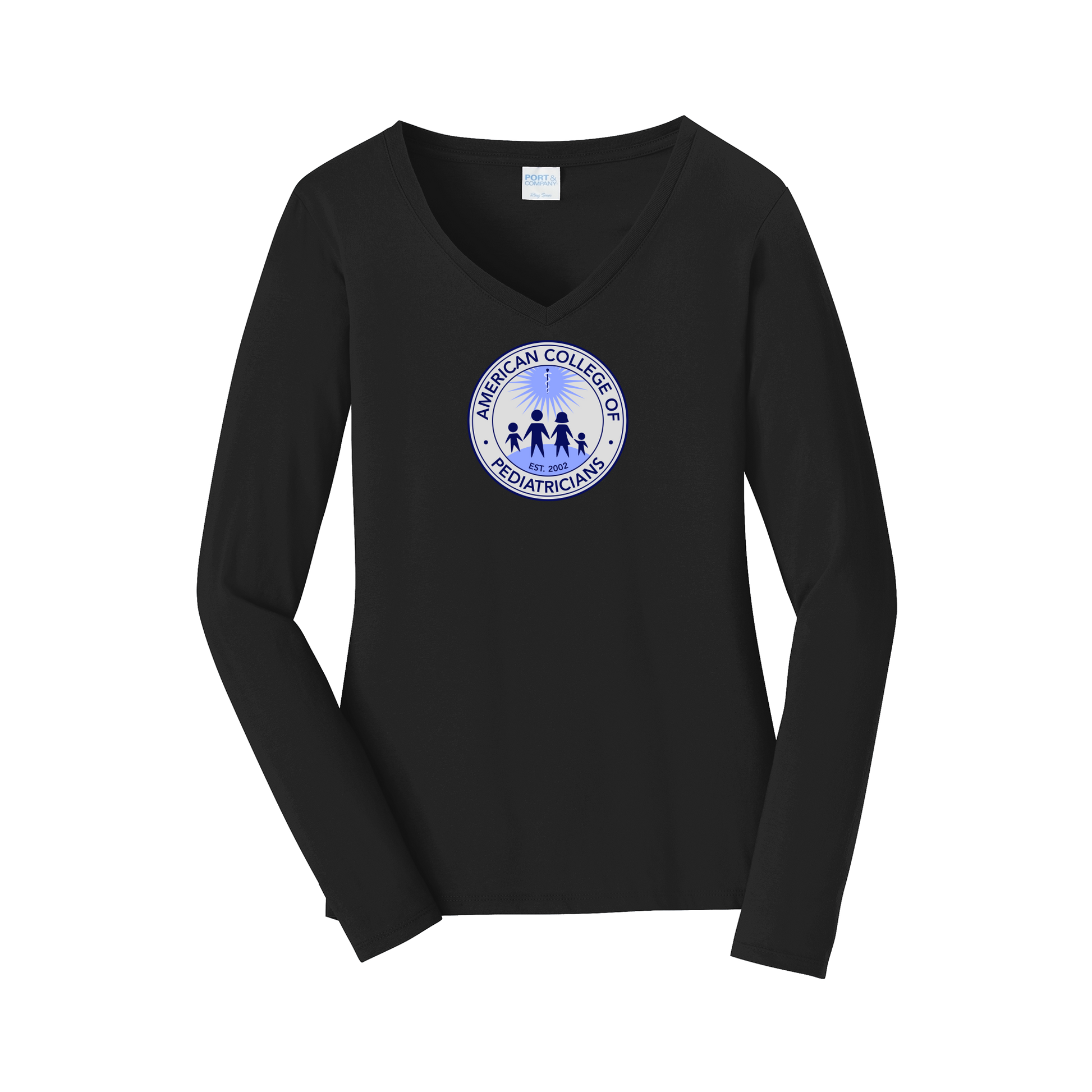 acpeds-womens-long-sleeve-v-neck-dtf-front-LPC450VLS-jetblack-flat-front