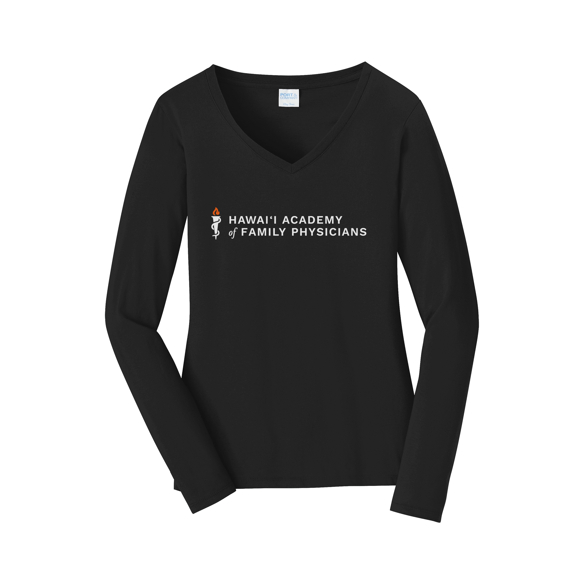 hafp-womens-long-sleeve-v-neck-dtf-front-LPC450VLS-jetblack-flat-front
