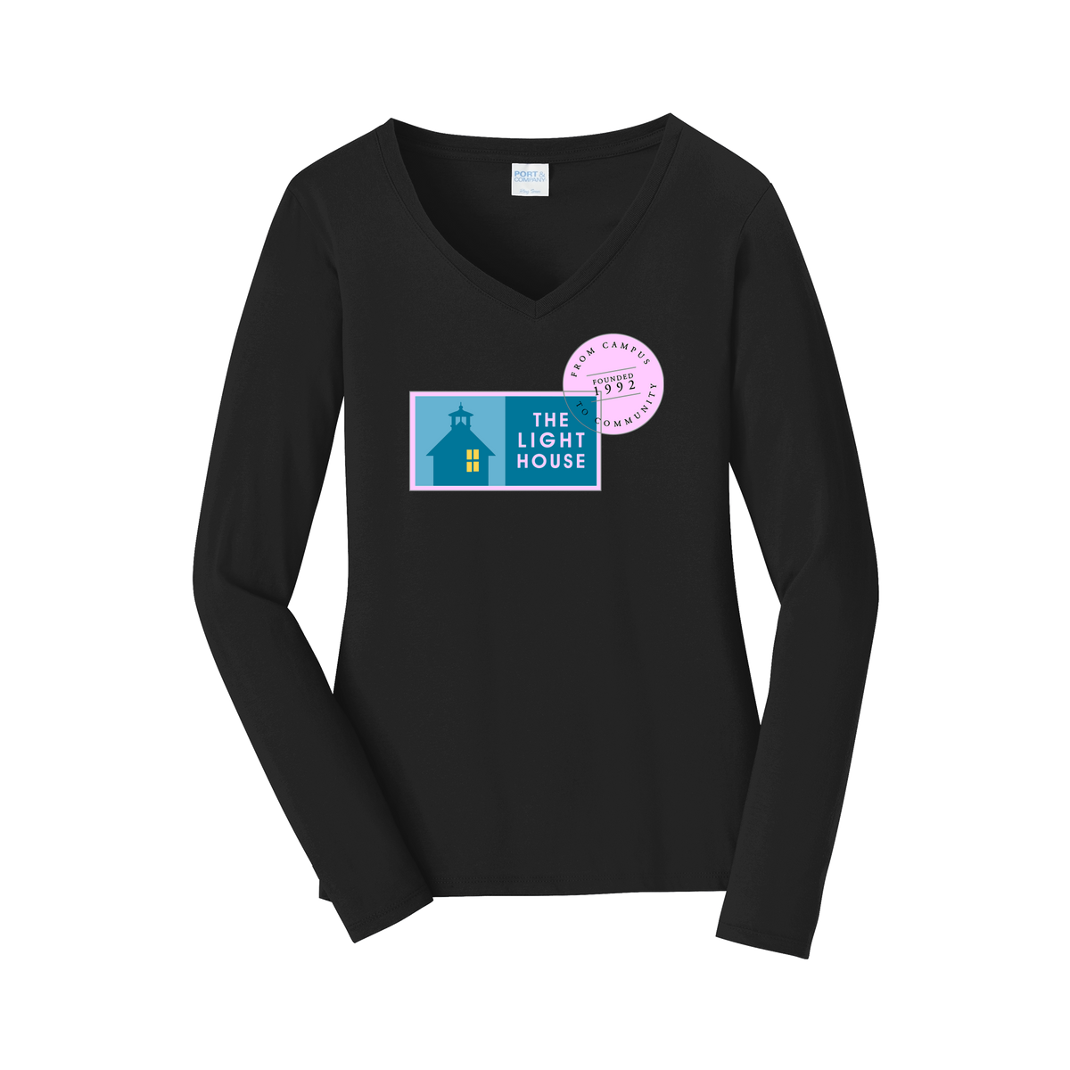 lhcampus-womens-long-sleeve-v-neck-dtf-front-LPC450VLS-jetblack-flat-front