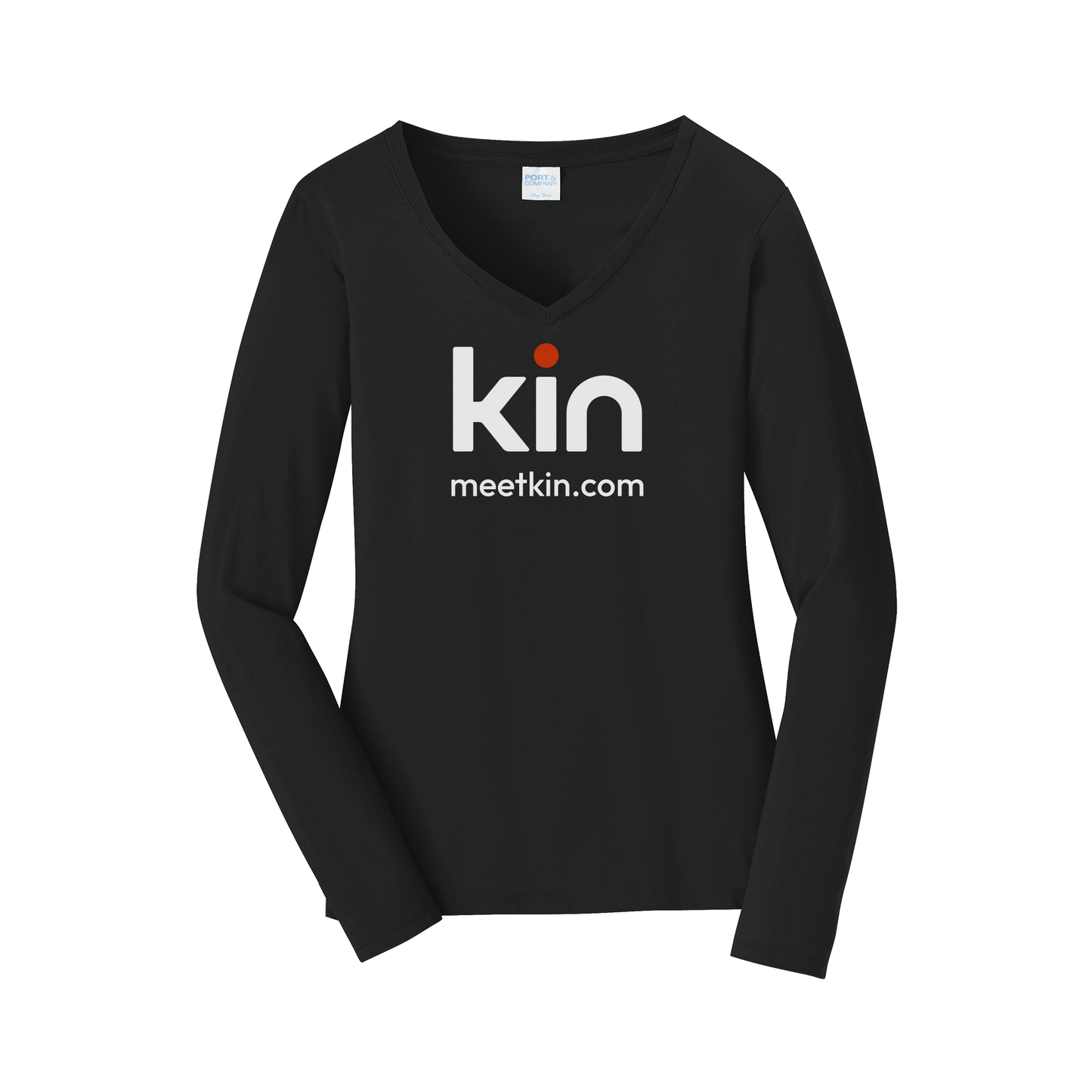 kin-womens-long-sleeve-v-neck-dtf-front-LPC450VLS-jetblack-flat-front