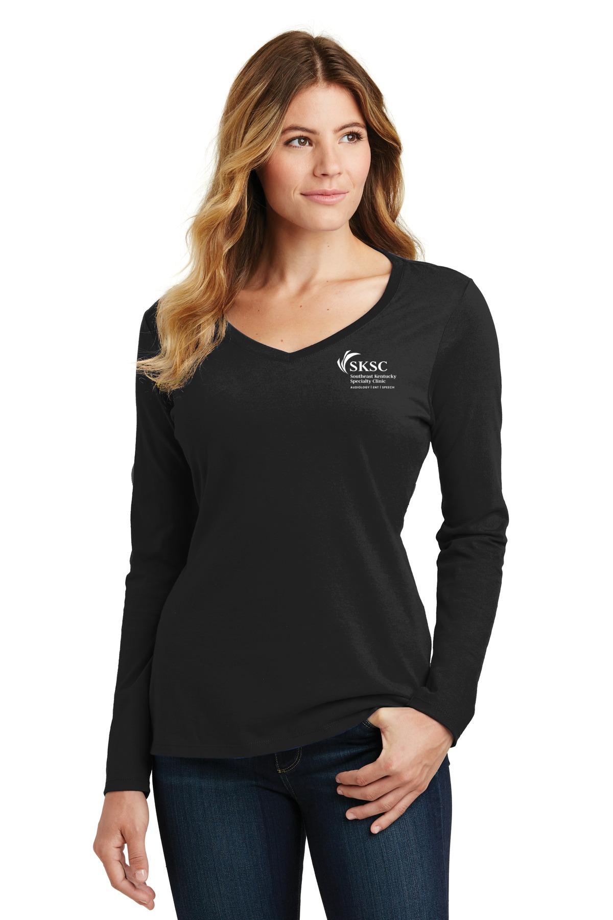 Women's Long Sleeve V-Neck Tee