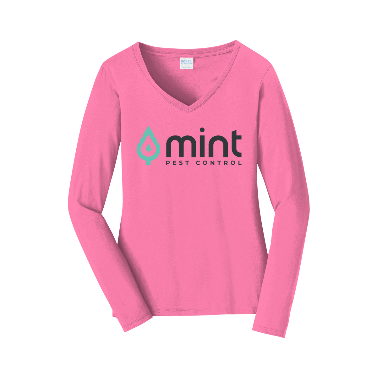 mintpest-womens-long-sleeve-v-neck-dtf-front-LPC450VLS-newpink-flat-front