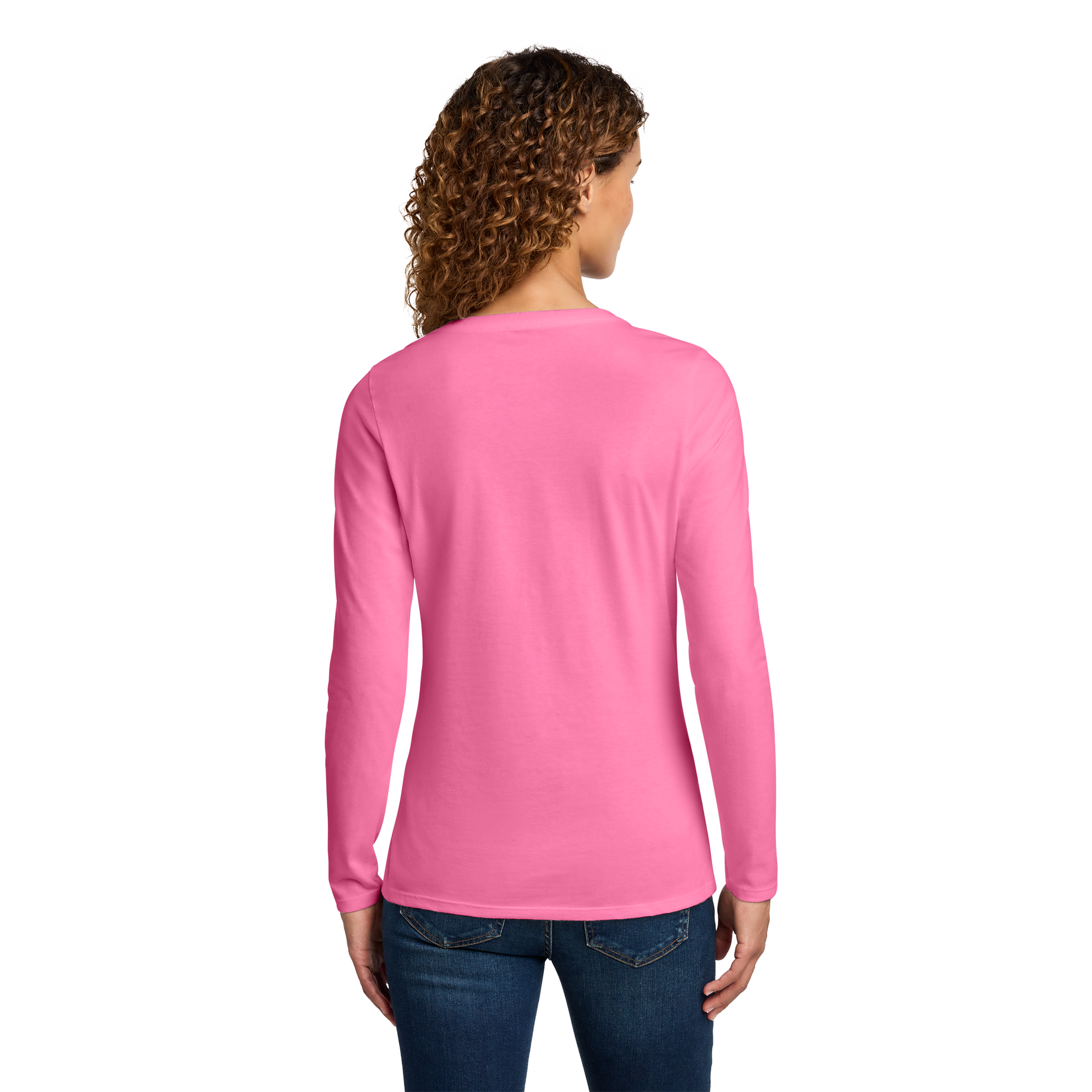 bankofromney-womens-long-sleeve-v-neck-secondary-mockup