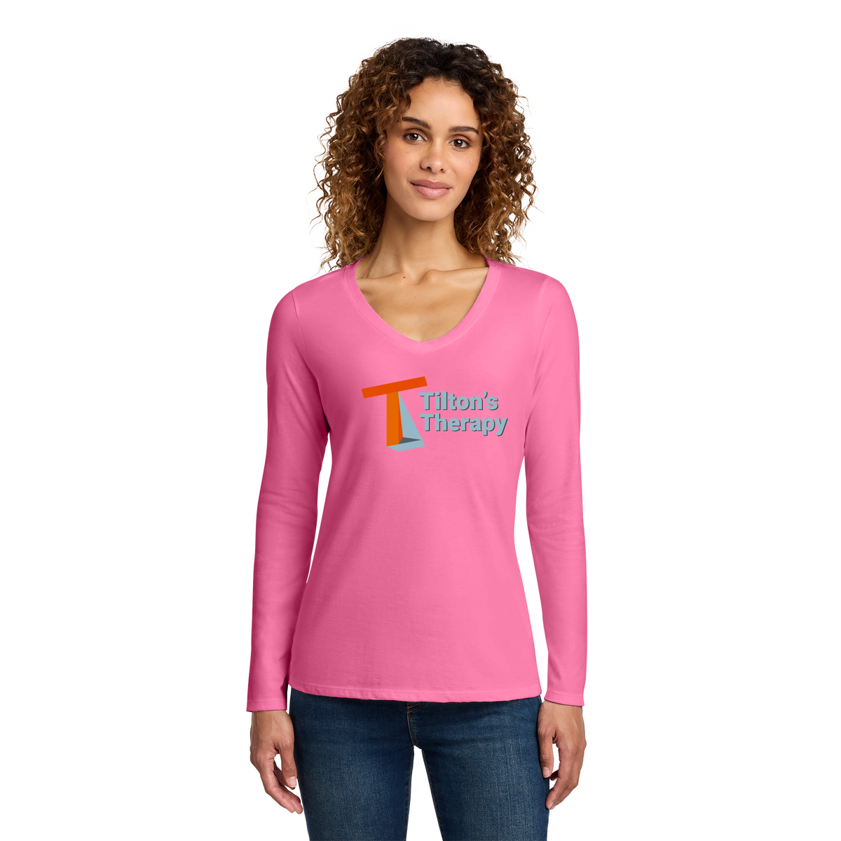 tiltonstherapy-womens-long-sleeve-v-neck-primary-mockup