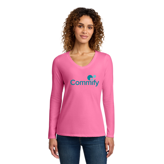 commify-womens-long-sleeve-v-neck-primary-mockup