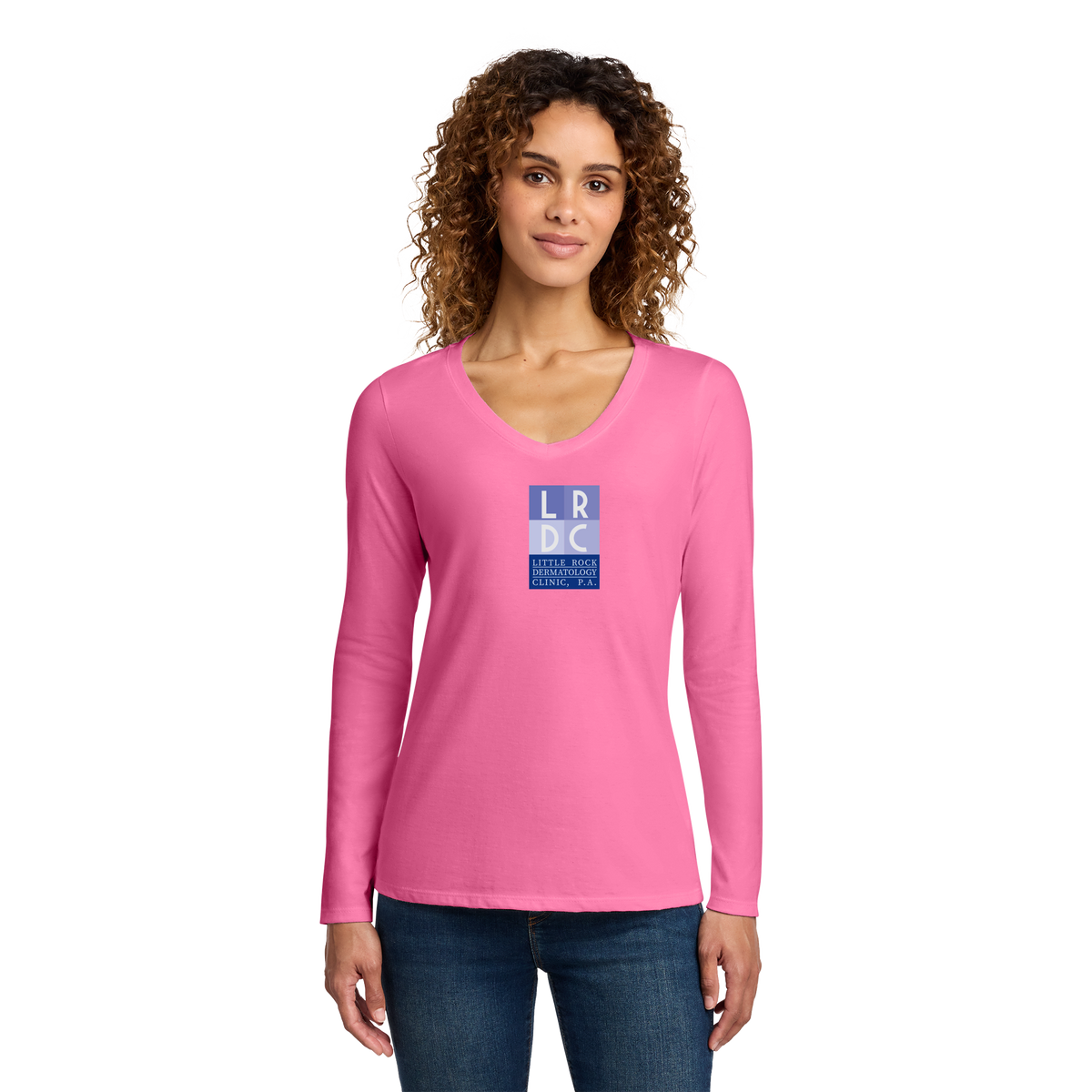 littlerockdermatology-womens-long-sleeve-v-neck-primary-mockup