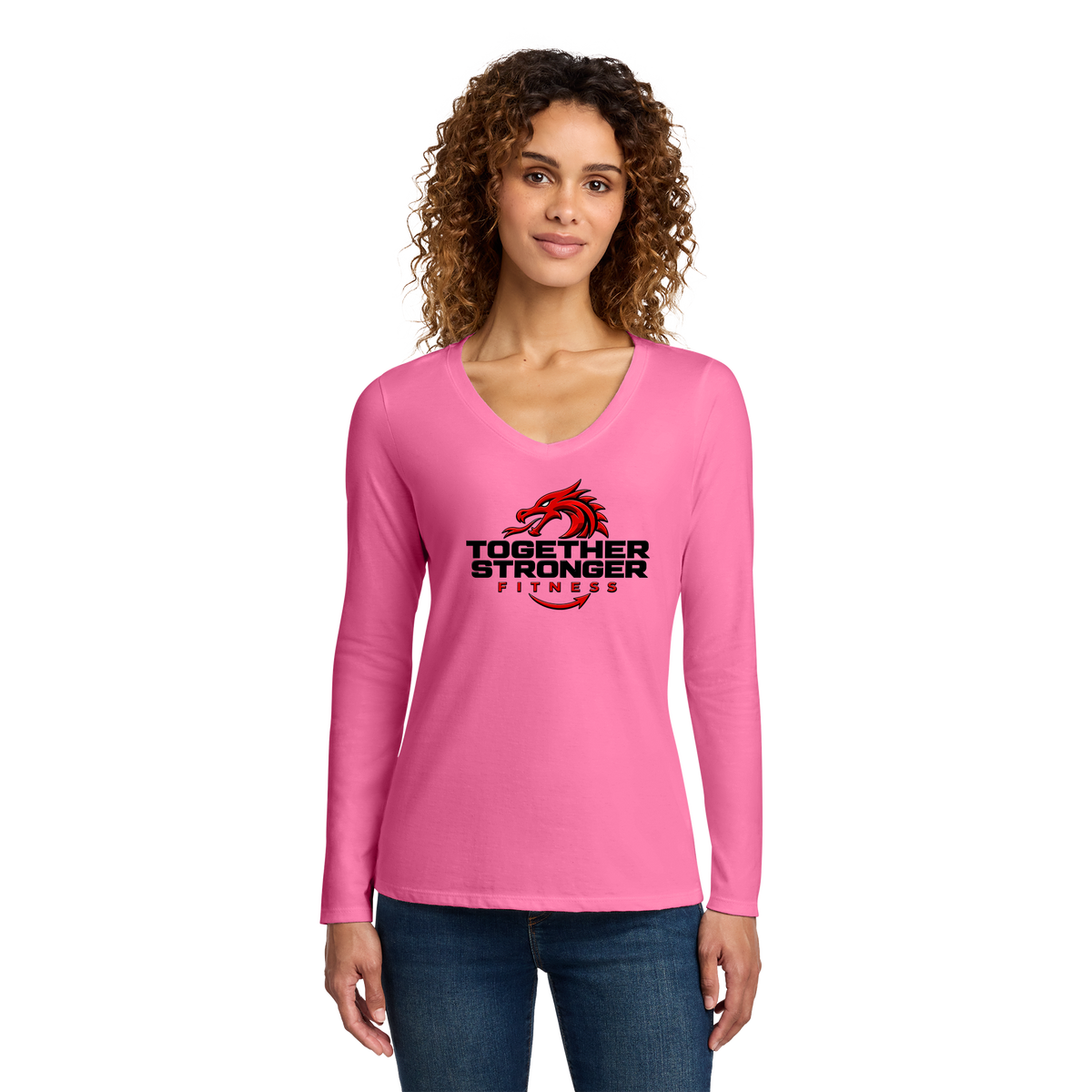 togetherstrongerfitness-womens-long-sleeve-v-neck-primary-mockup
