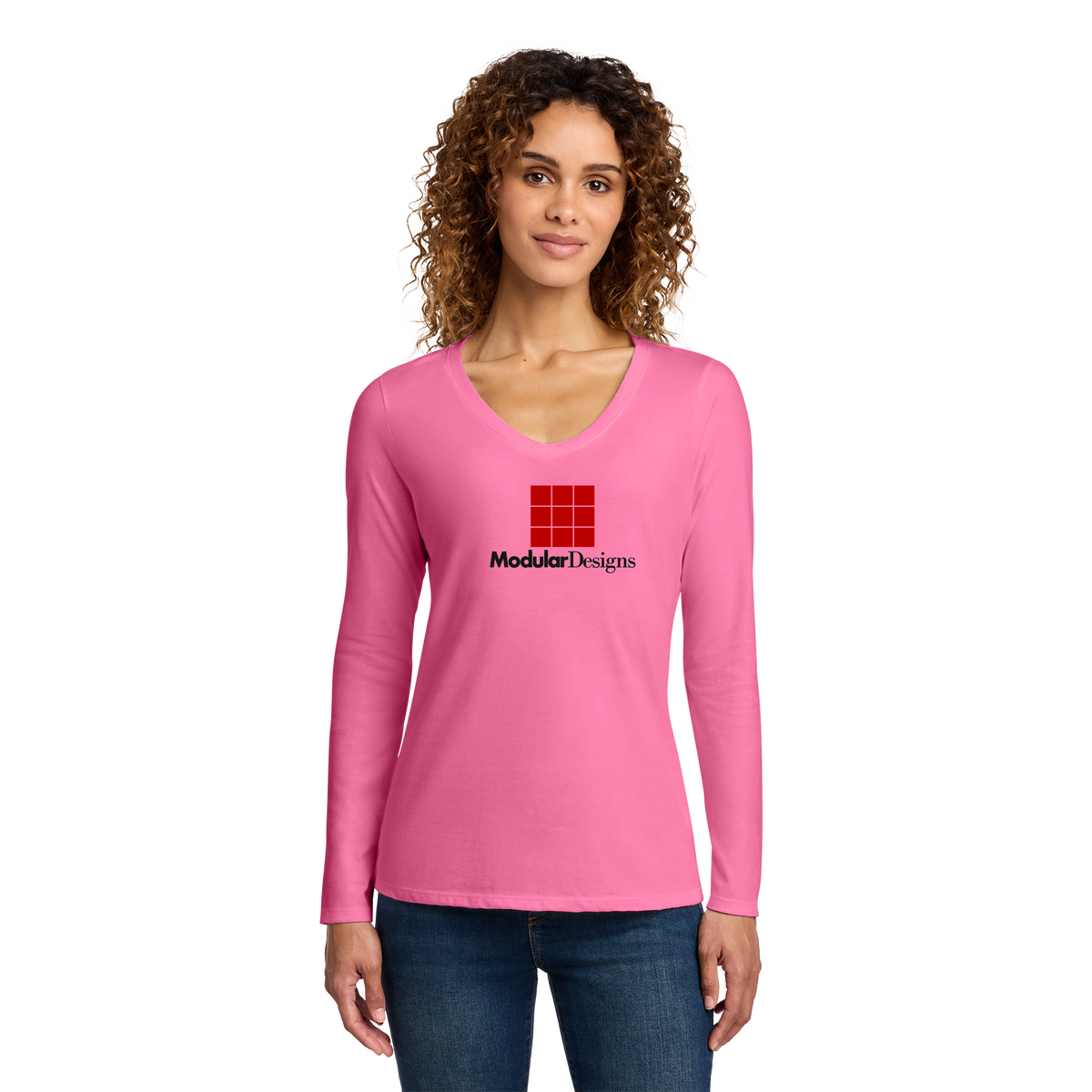 modulardesignsflooring-womens-long-sleeve-v-neck-primary-mockup