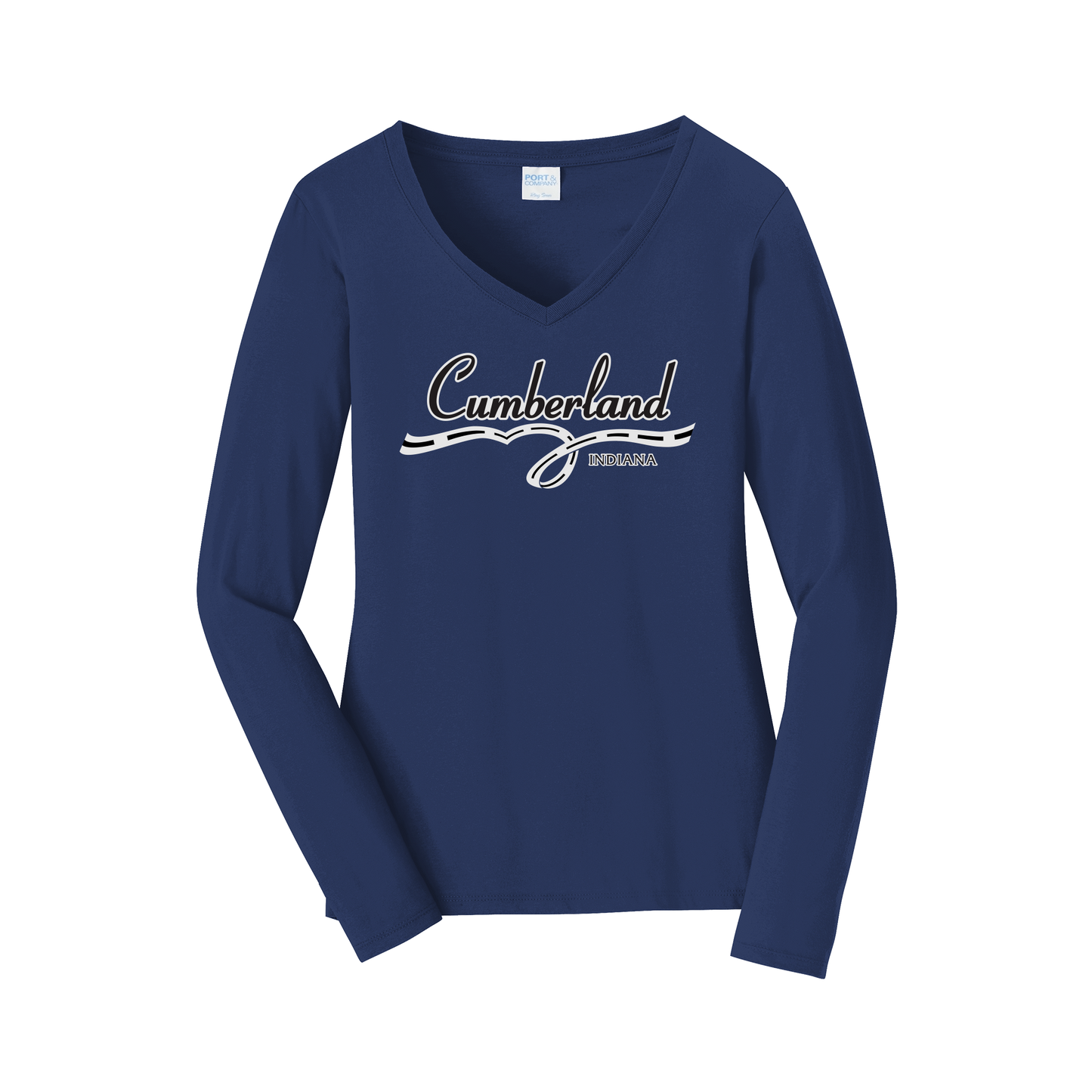 cumberland-womens-long-sleeve-v-neck-dtf-front-LPC450VLS-teamnavy-flat-front